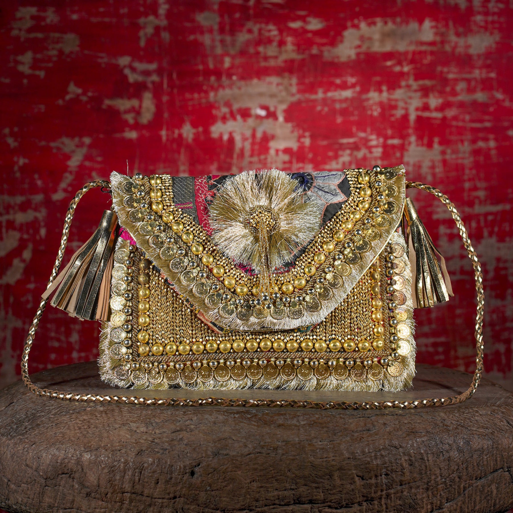 Gold Festive Clutch 012