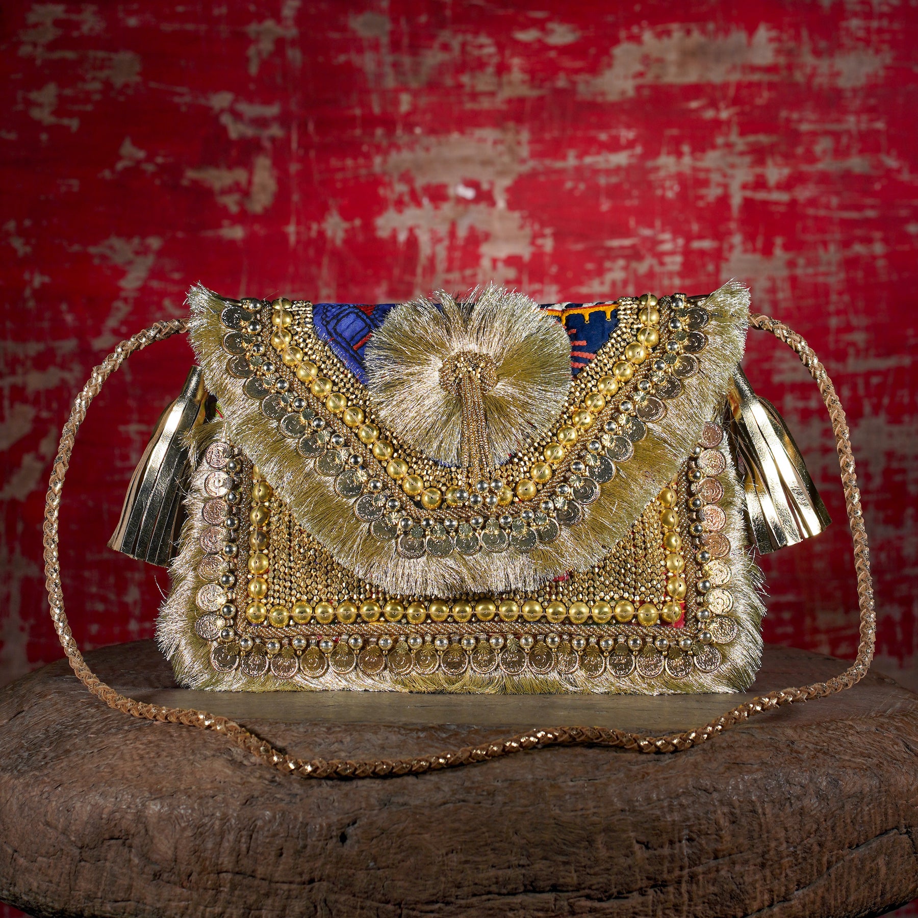 Gold Festive Clutch 013