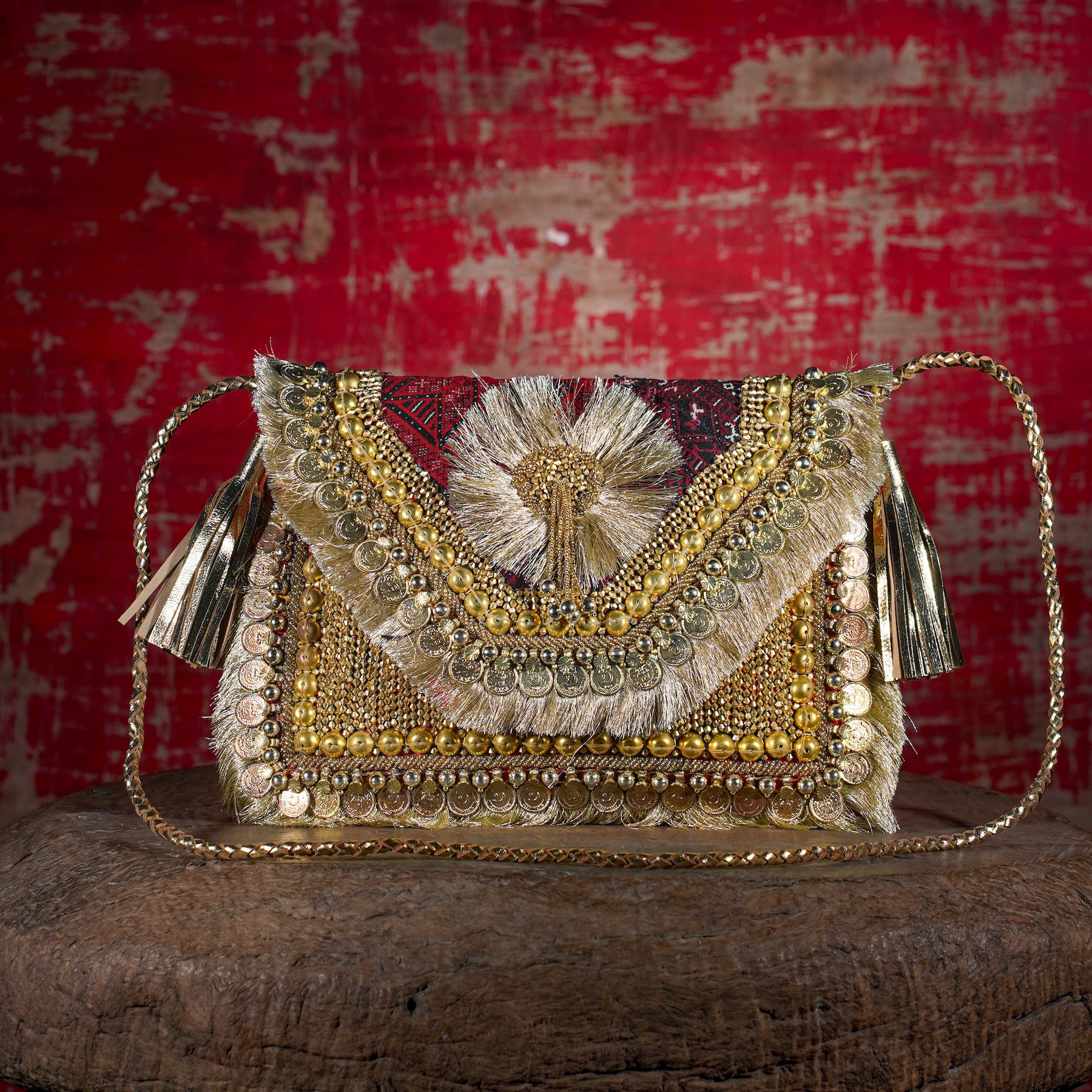 Gold Festive Clutch 015