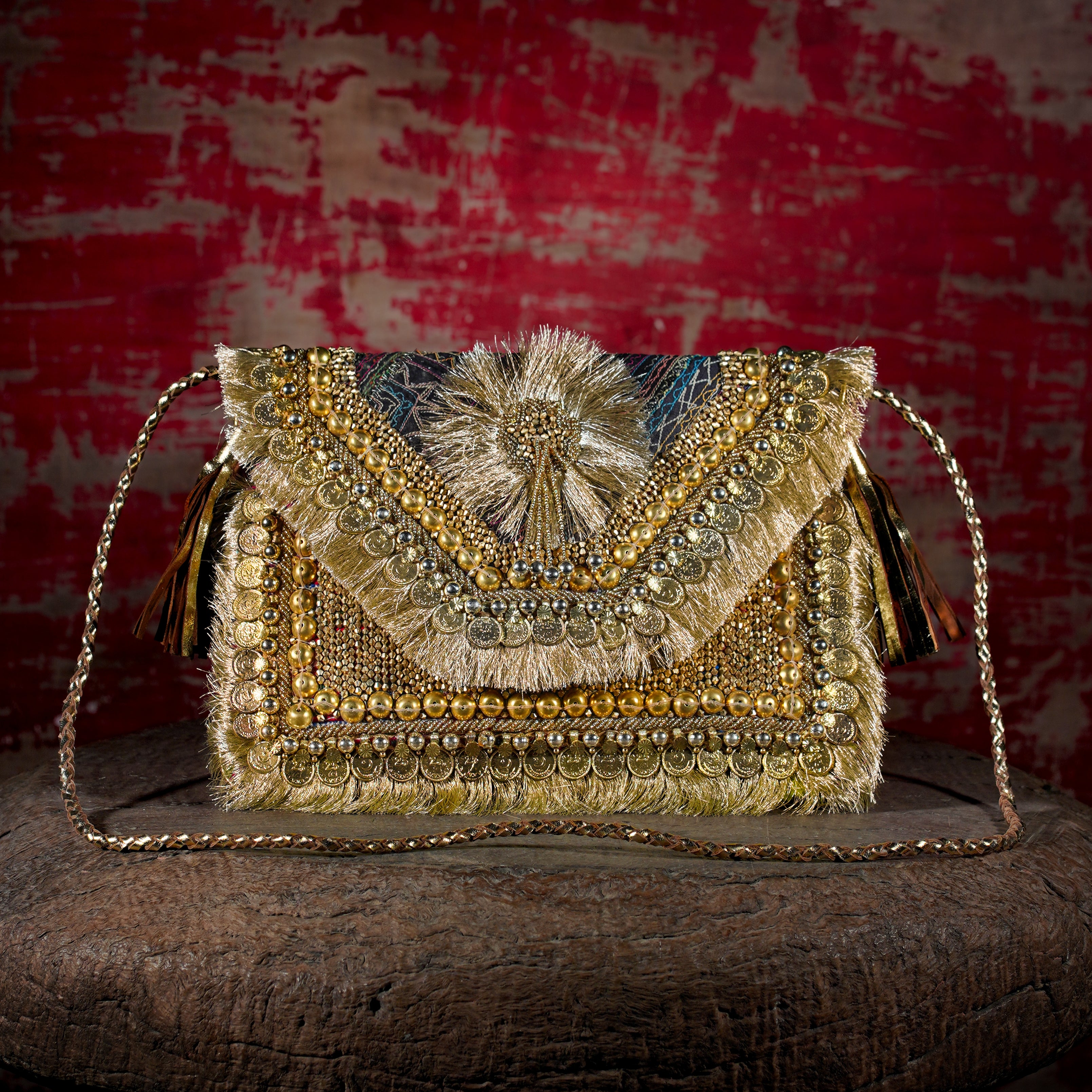 Gold Festive Clutch 016