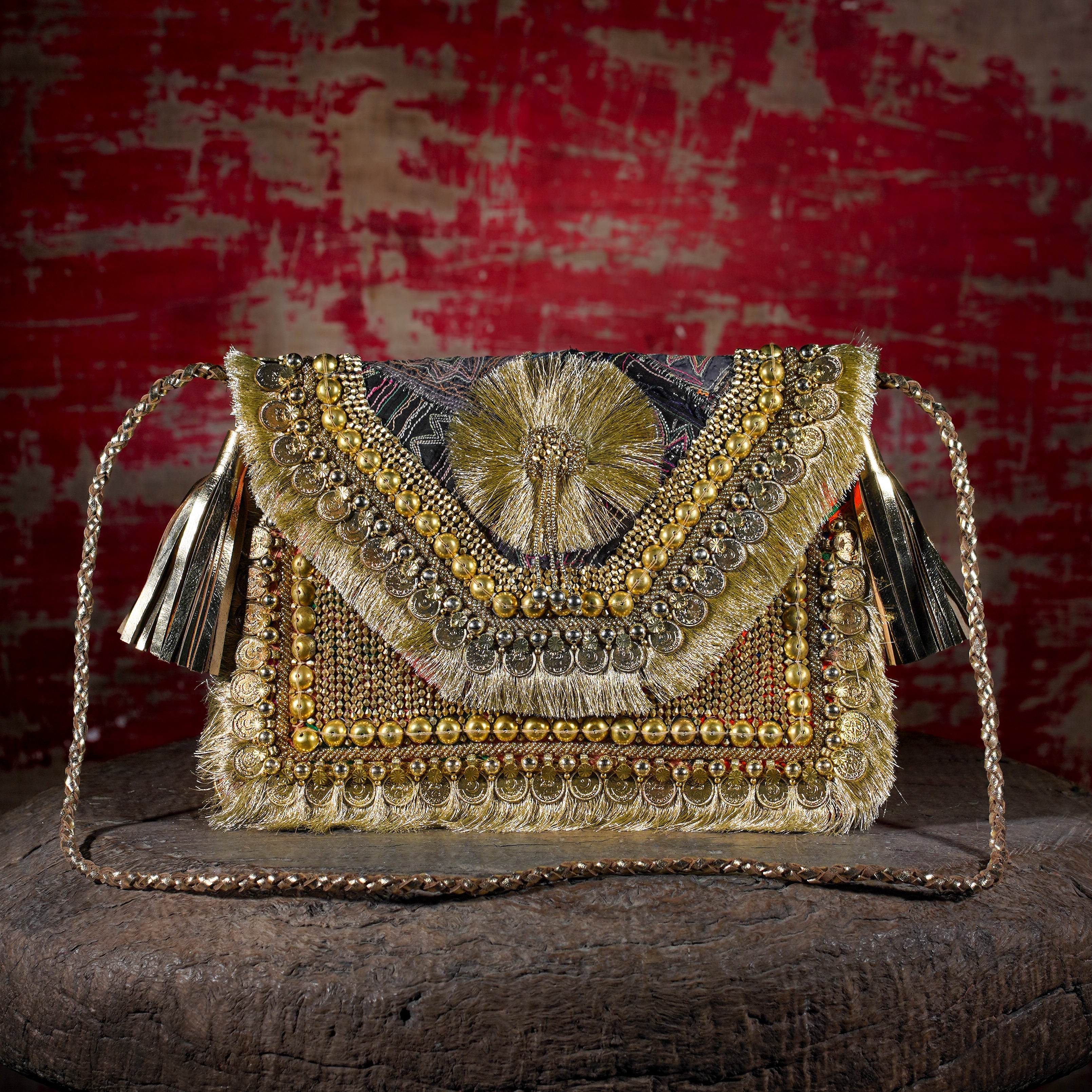 Gold Festive Clutch 017