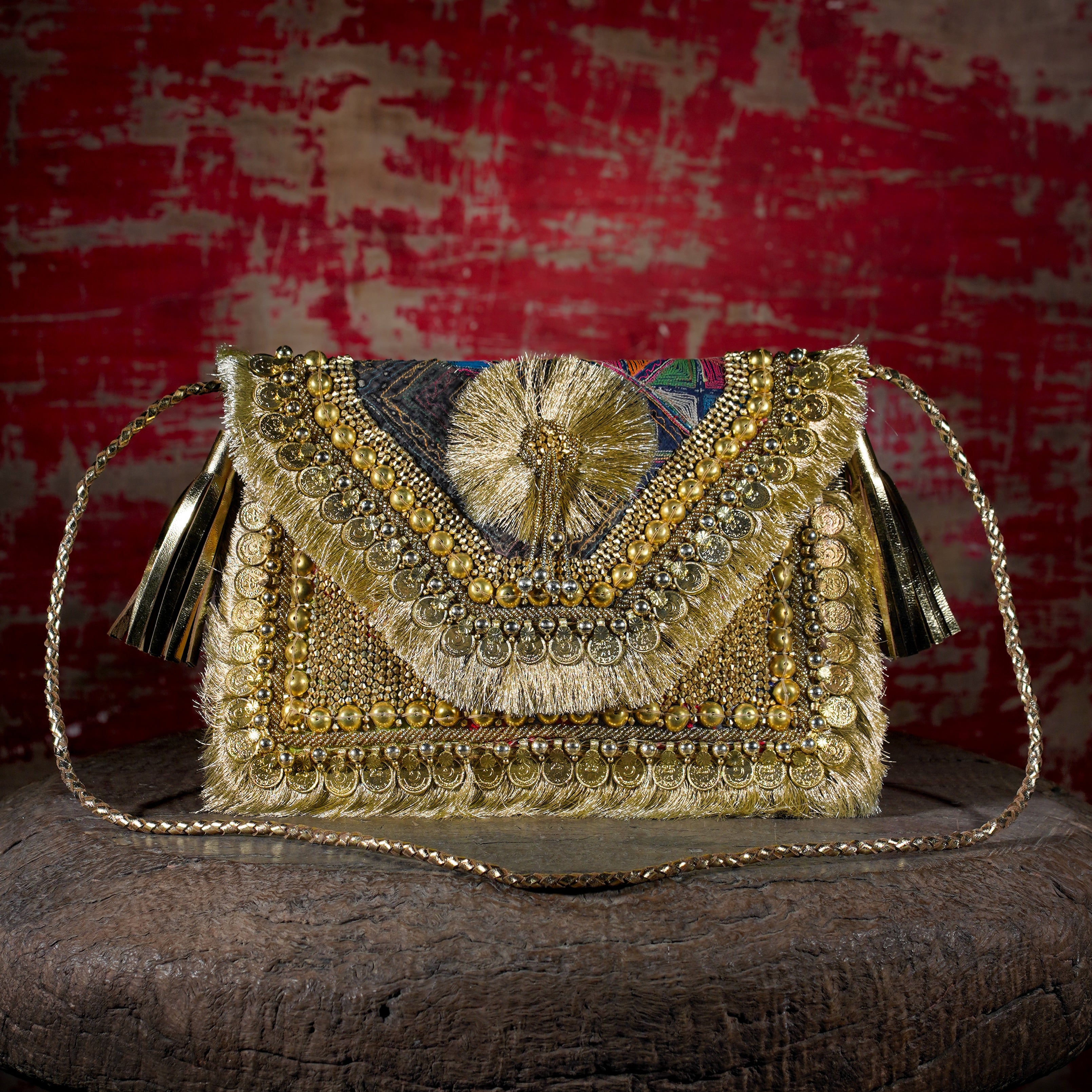 Gold Festive Clutch 022