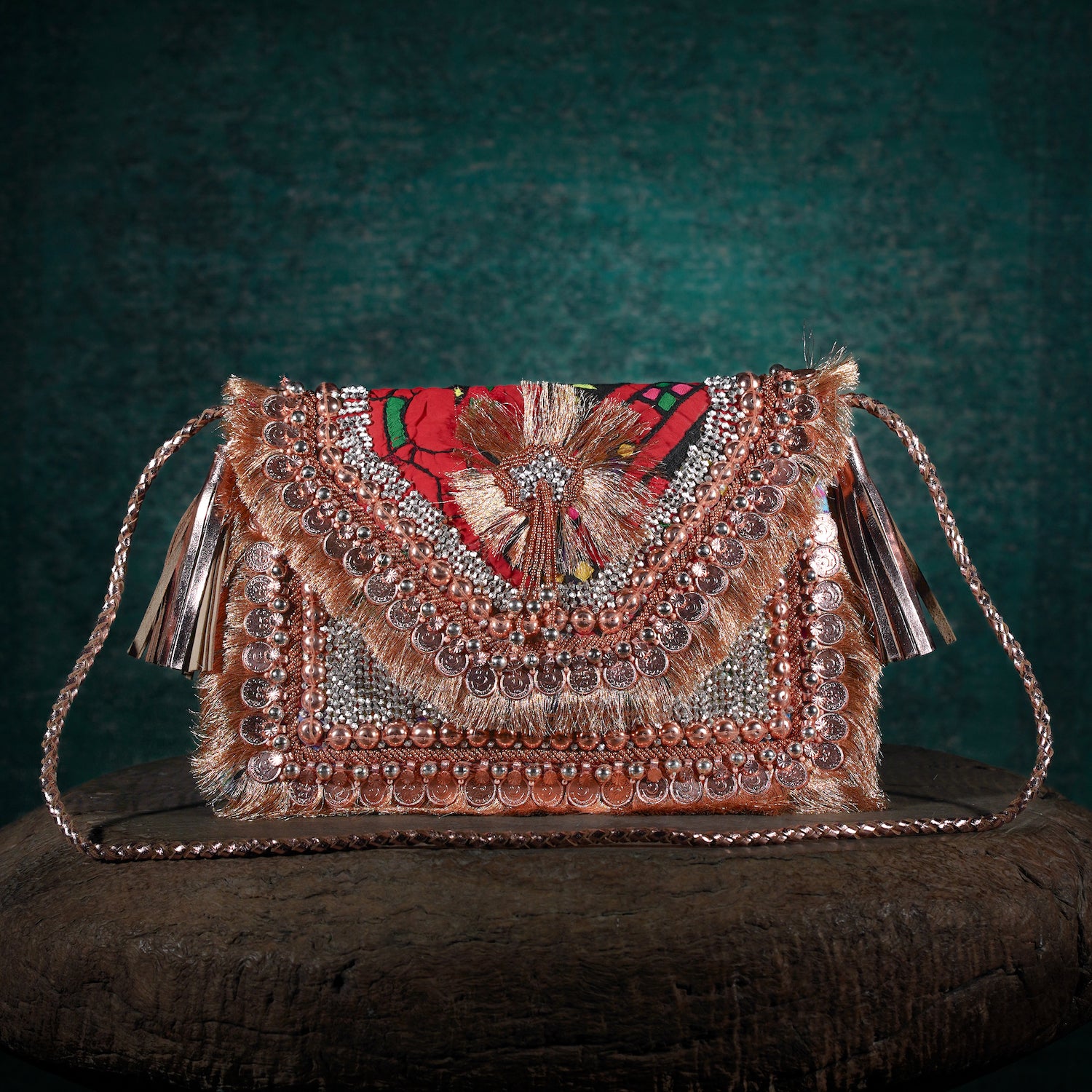 Rose Gold Festive Clutch 008