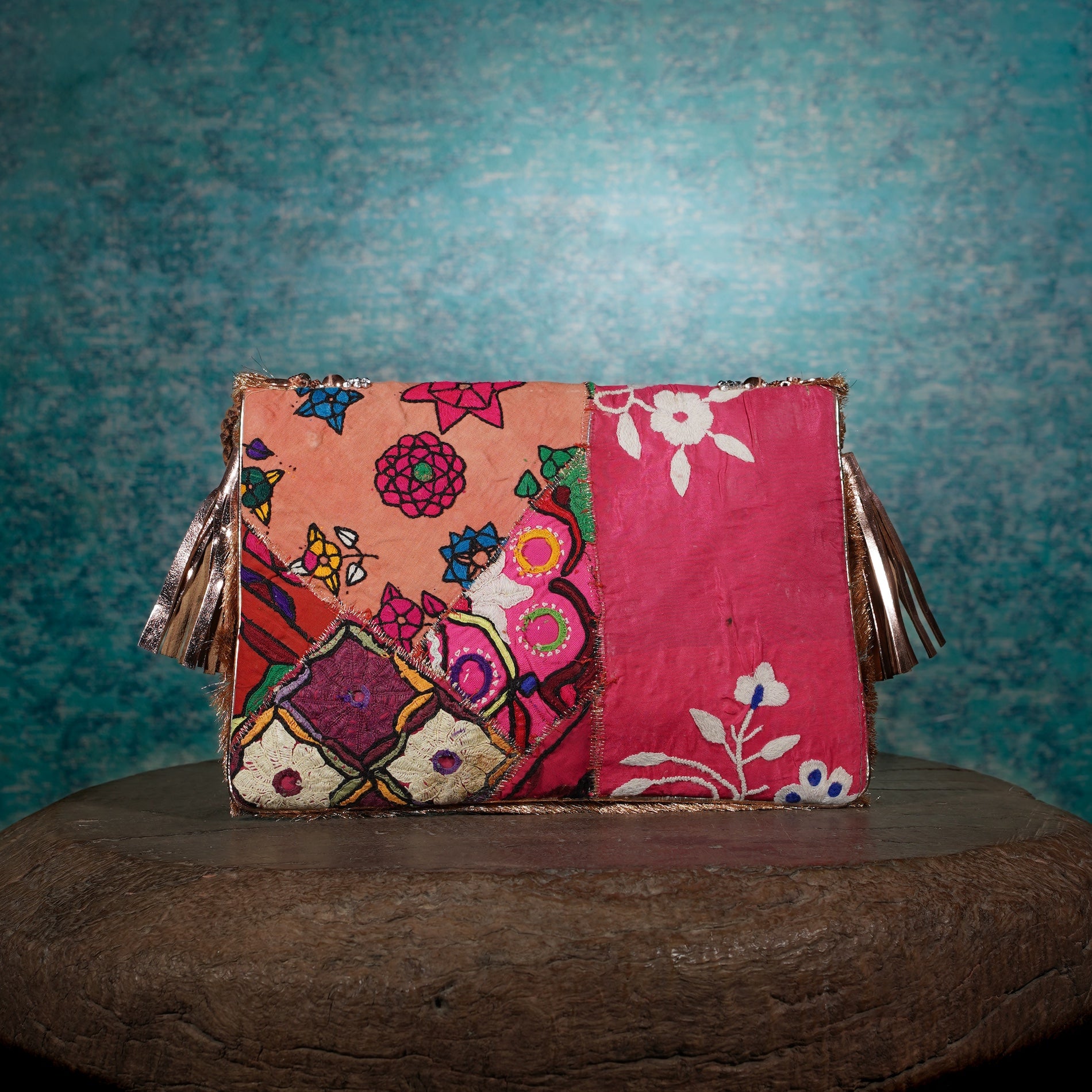 Rose Gold Festive Clutch 025