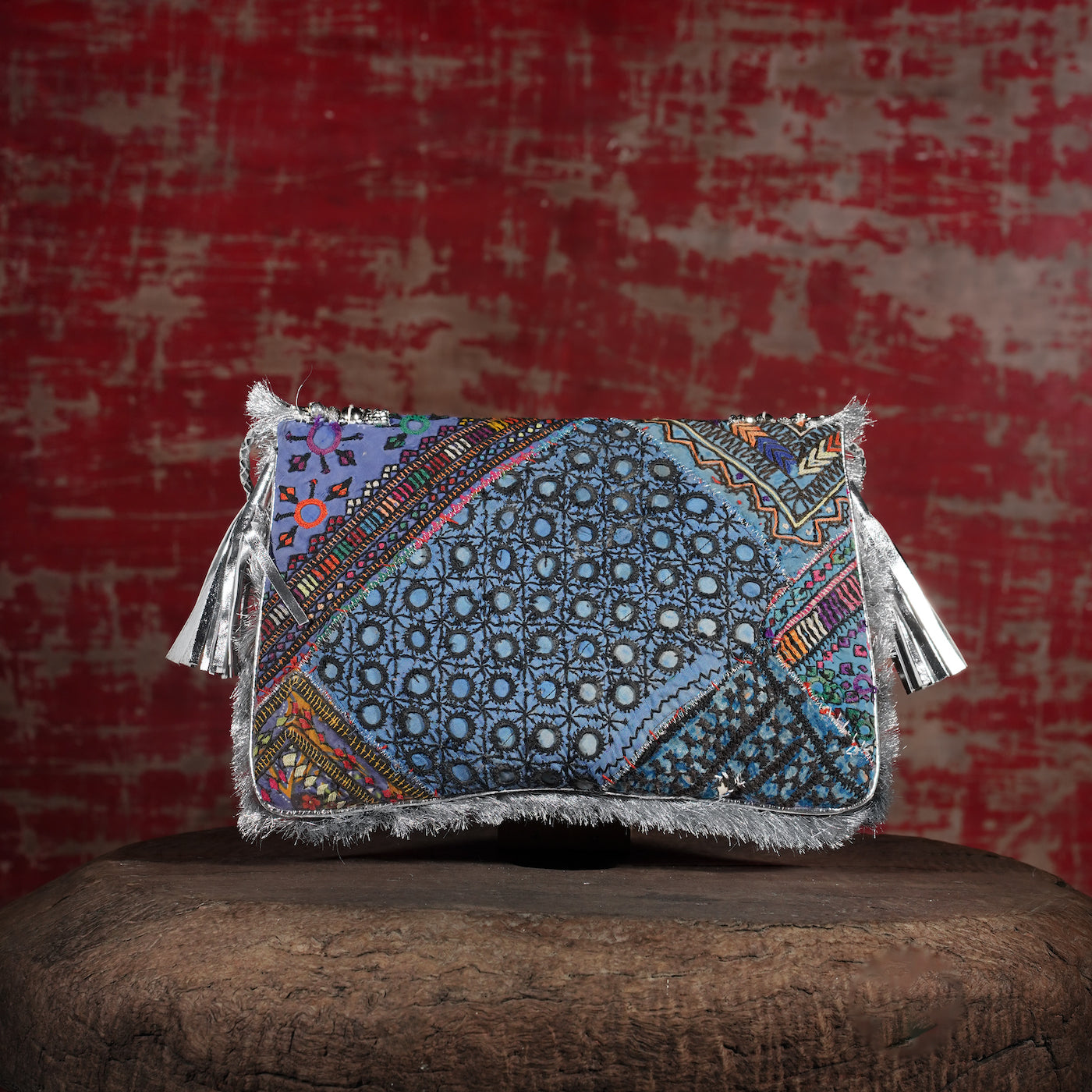 Silver Festive Clutch 005