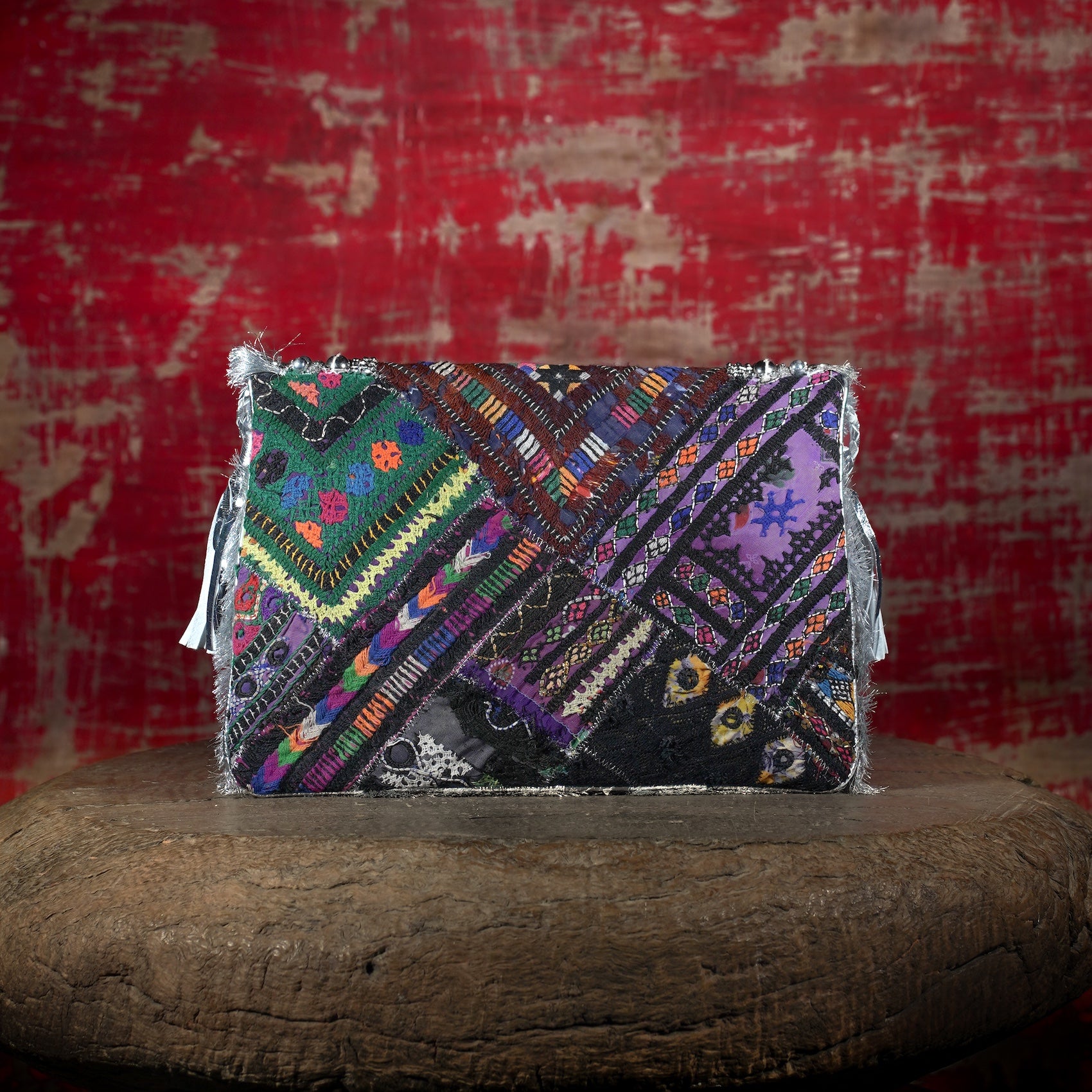 Silver Festive Clutch 014