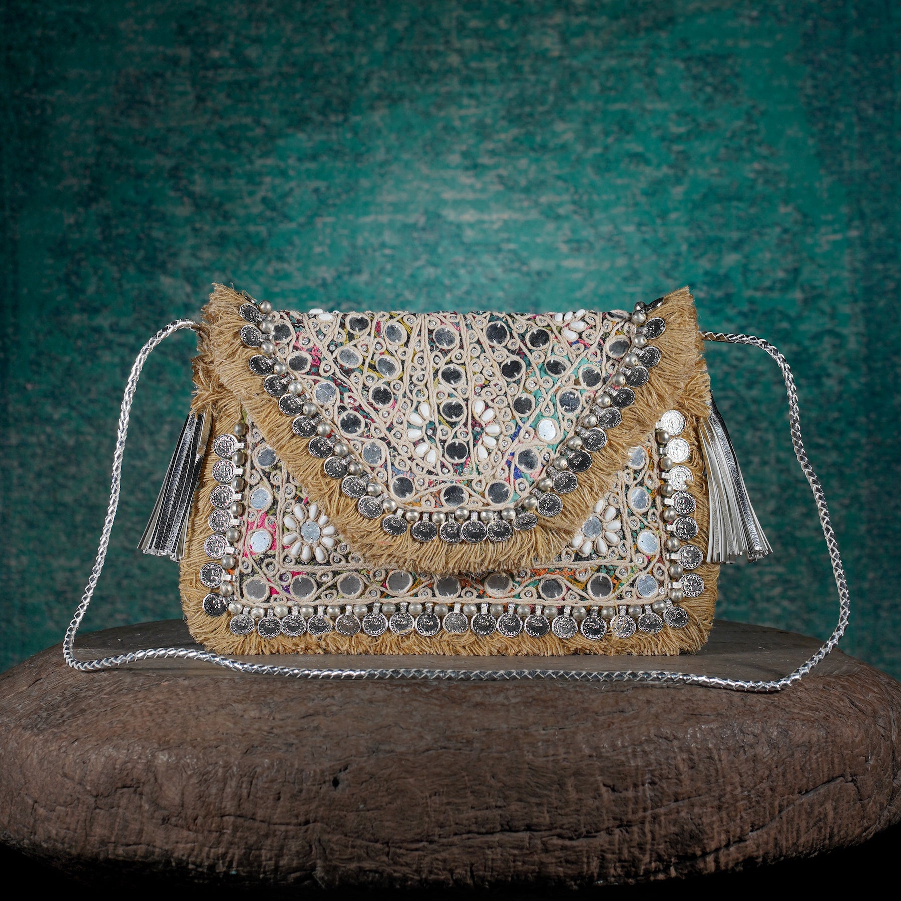 Beige Hichki Clutch 006