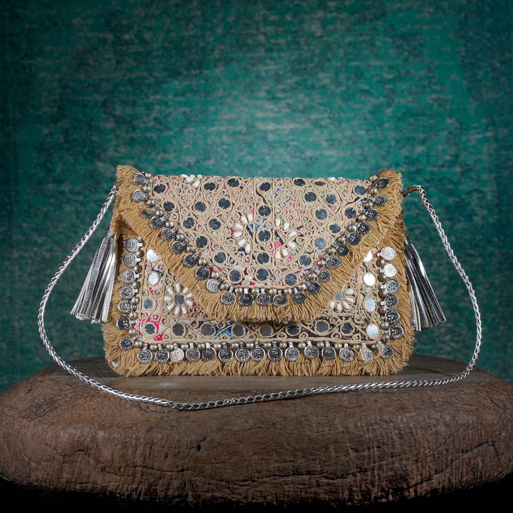 Beige Hichki Clutch 007