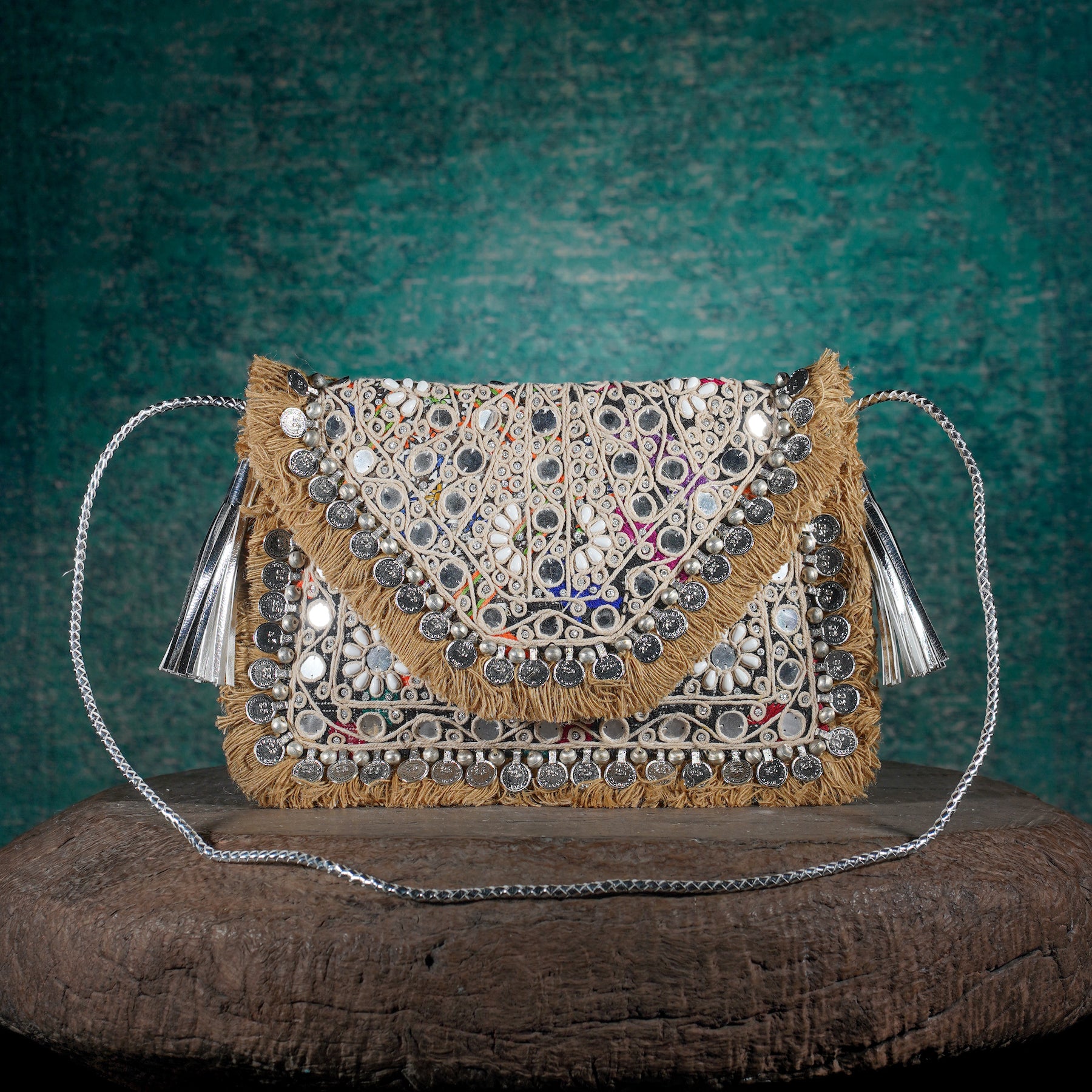 Beige Hichki Clutch 008