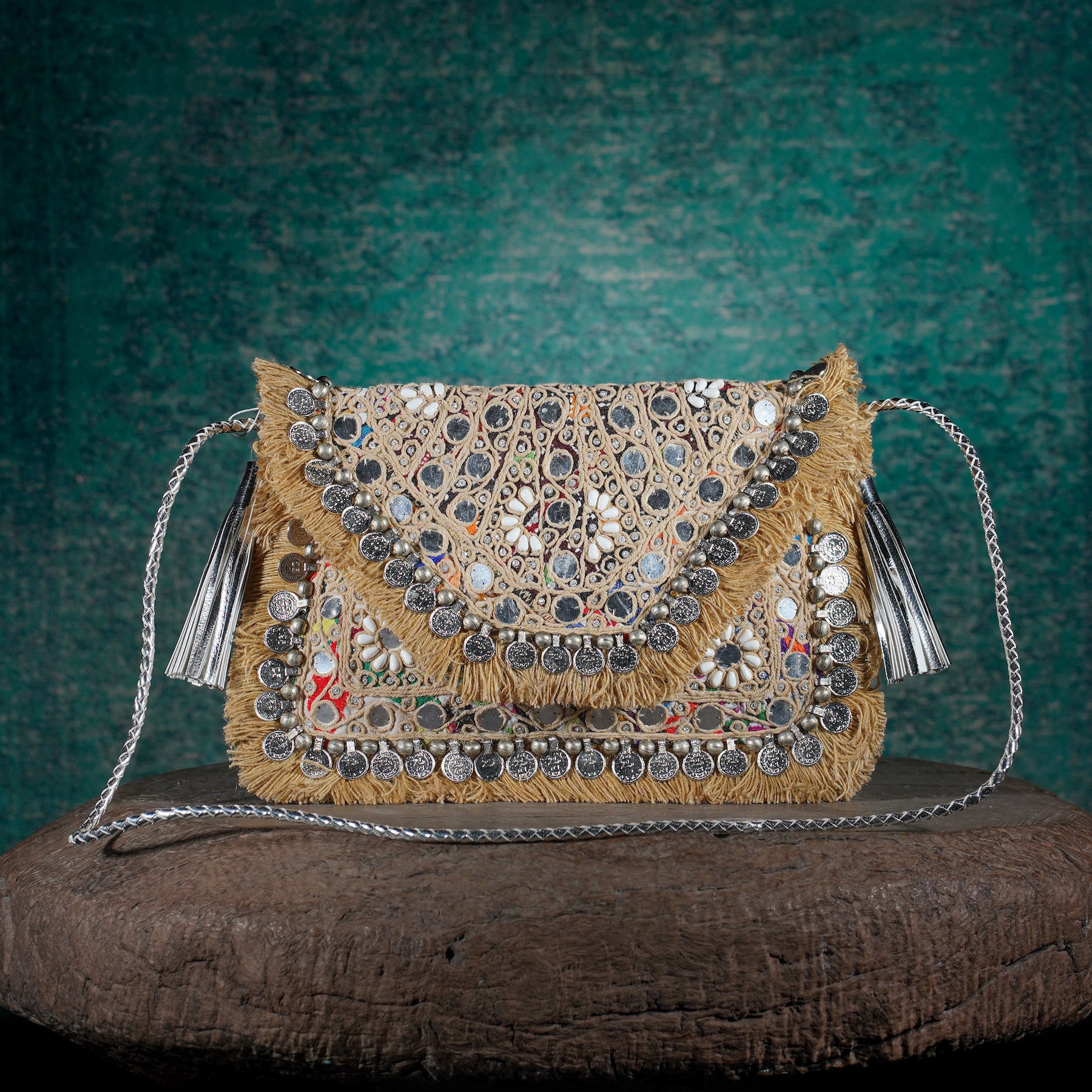 Beige Hichki Clutch 009