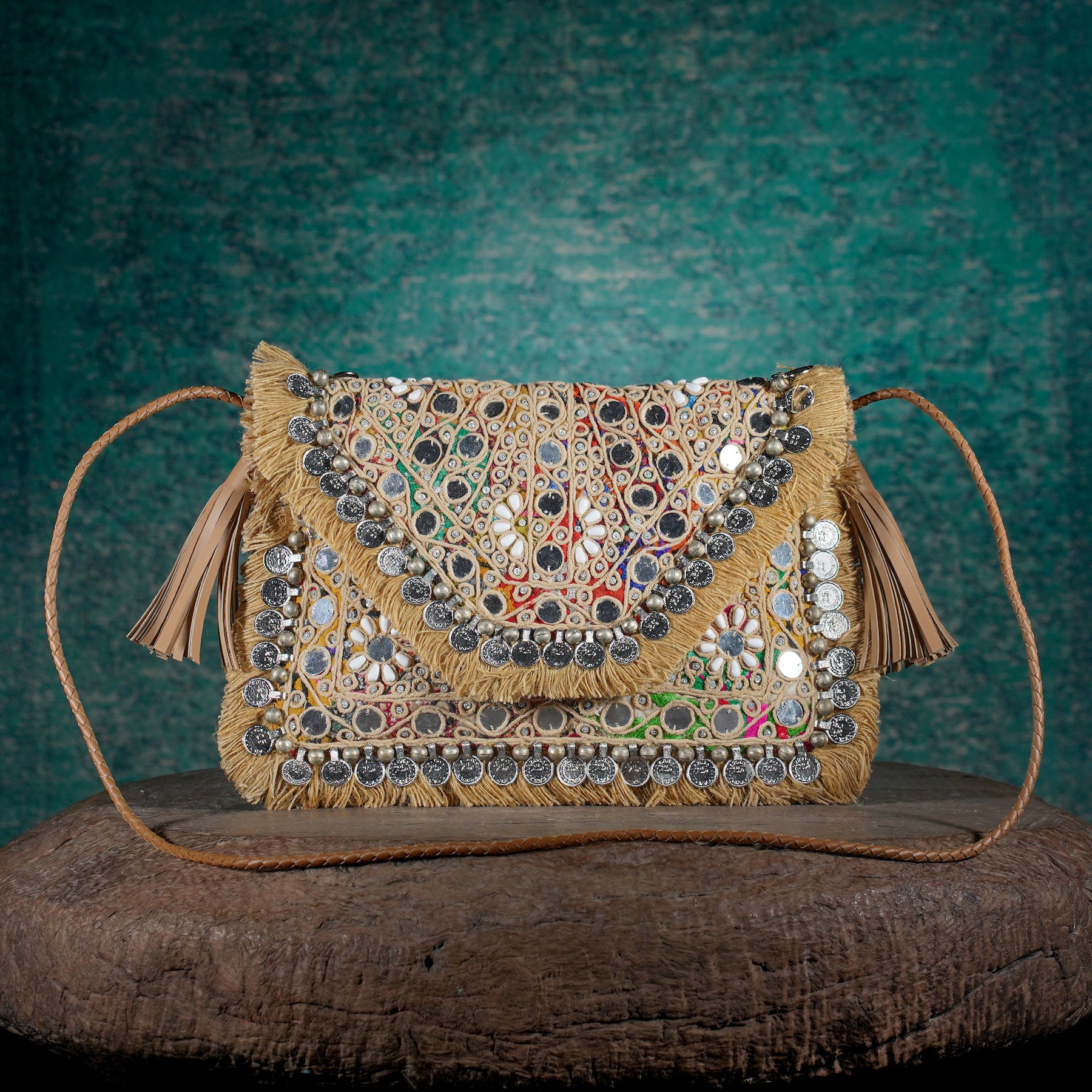 Beige Hichki Clutch 010