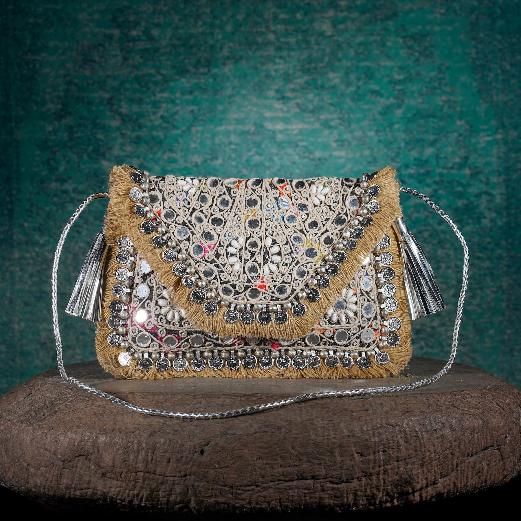 Beige Hichki Clutch 011