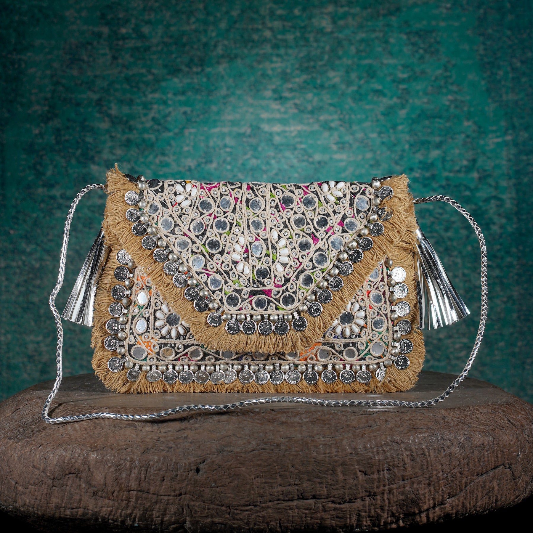 Beige Hichki Clutch 013