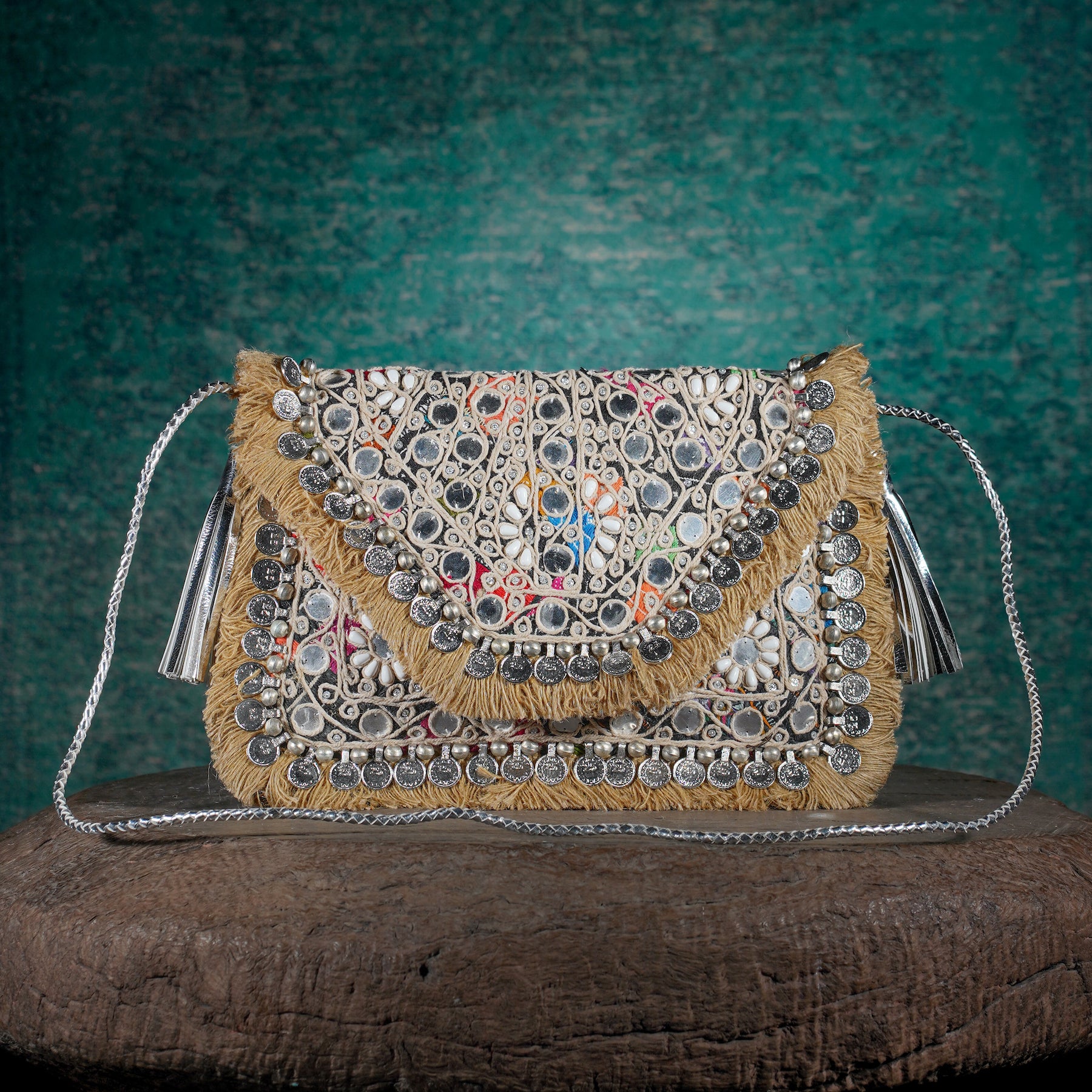 Beige Hichki Clutch 014