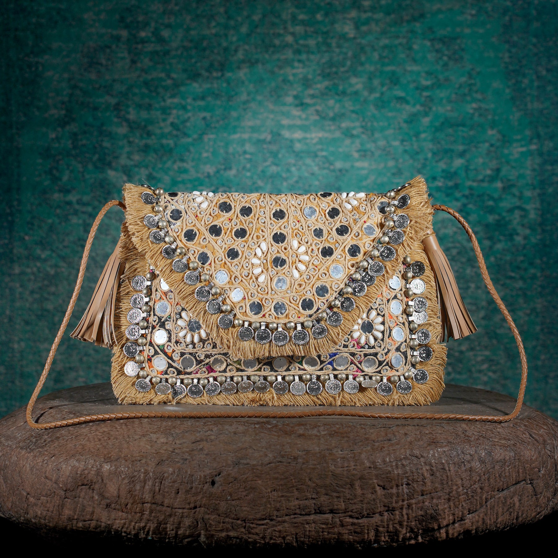 Beige Hichki Clutch 015