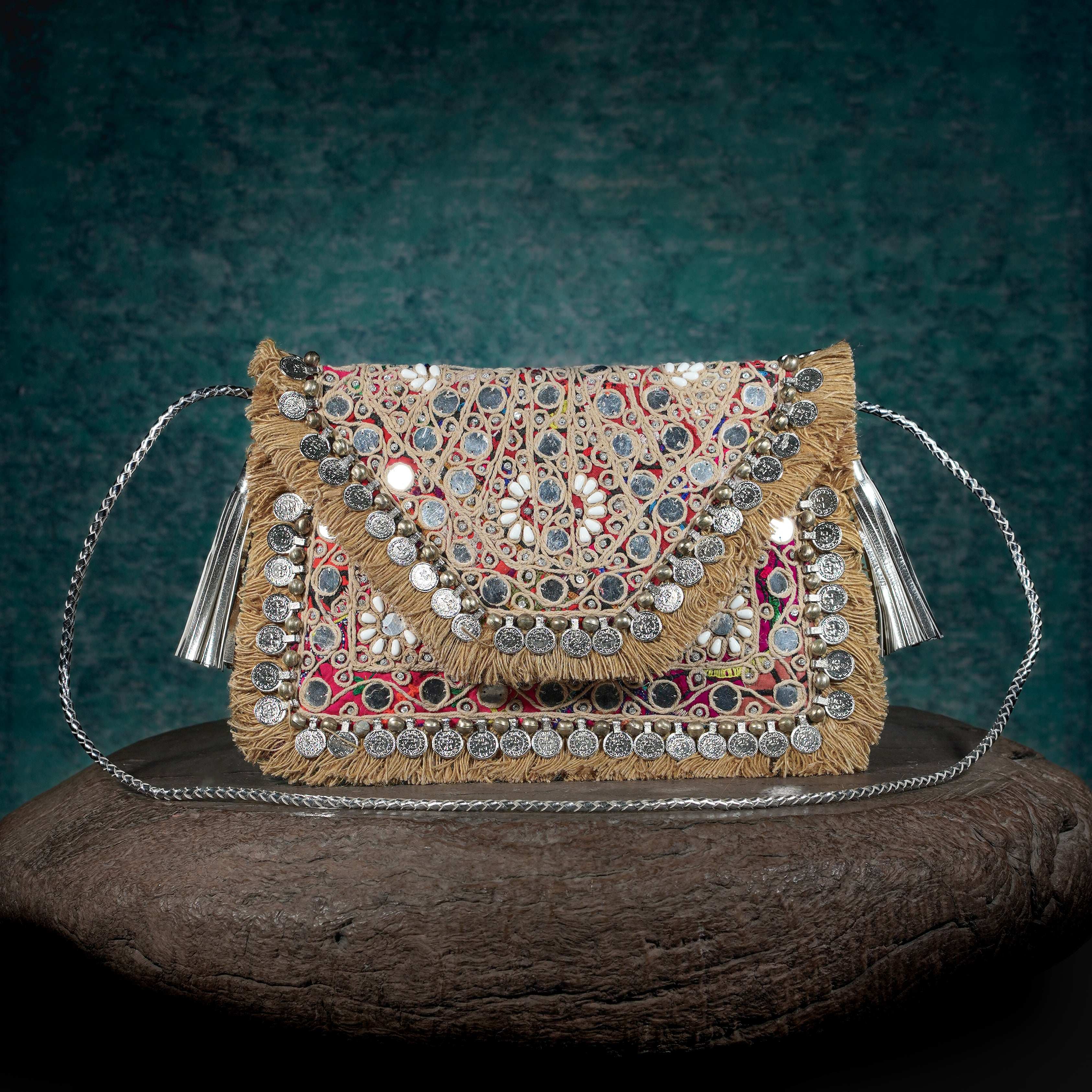 Beige Hichki Clutch 016