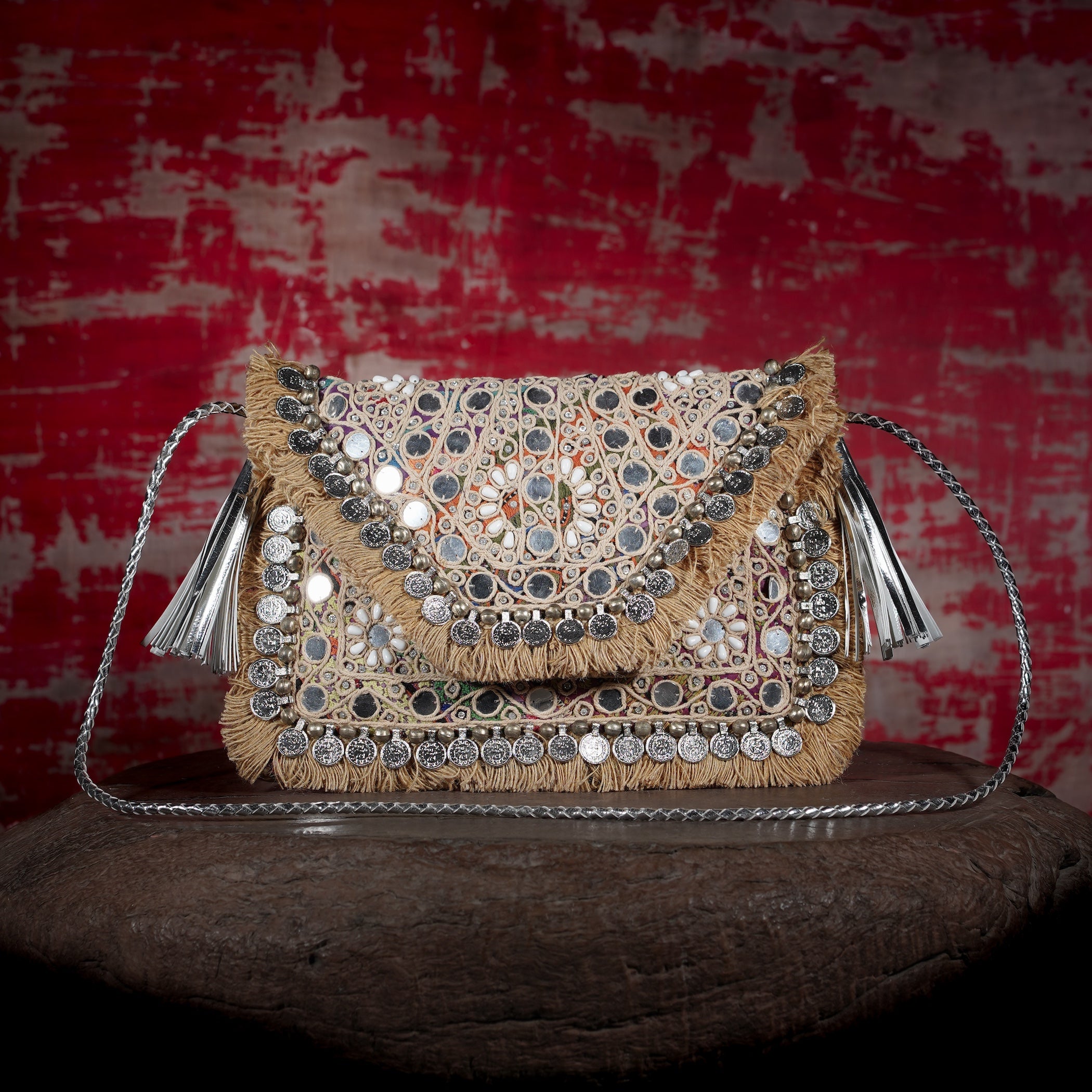 Beige Hichki Clutch 025