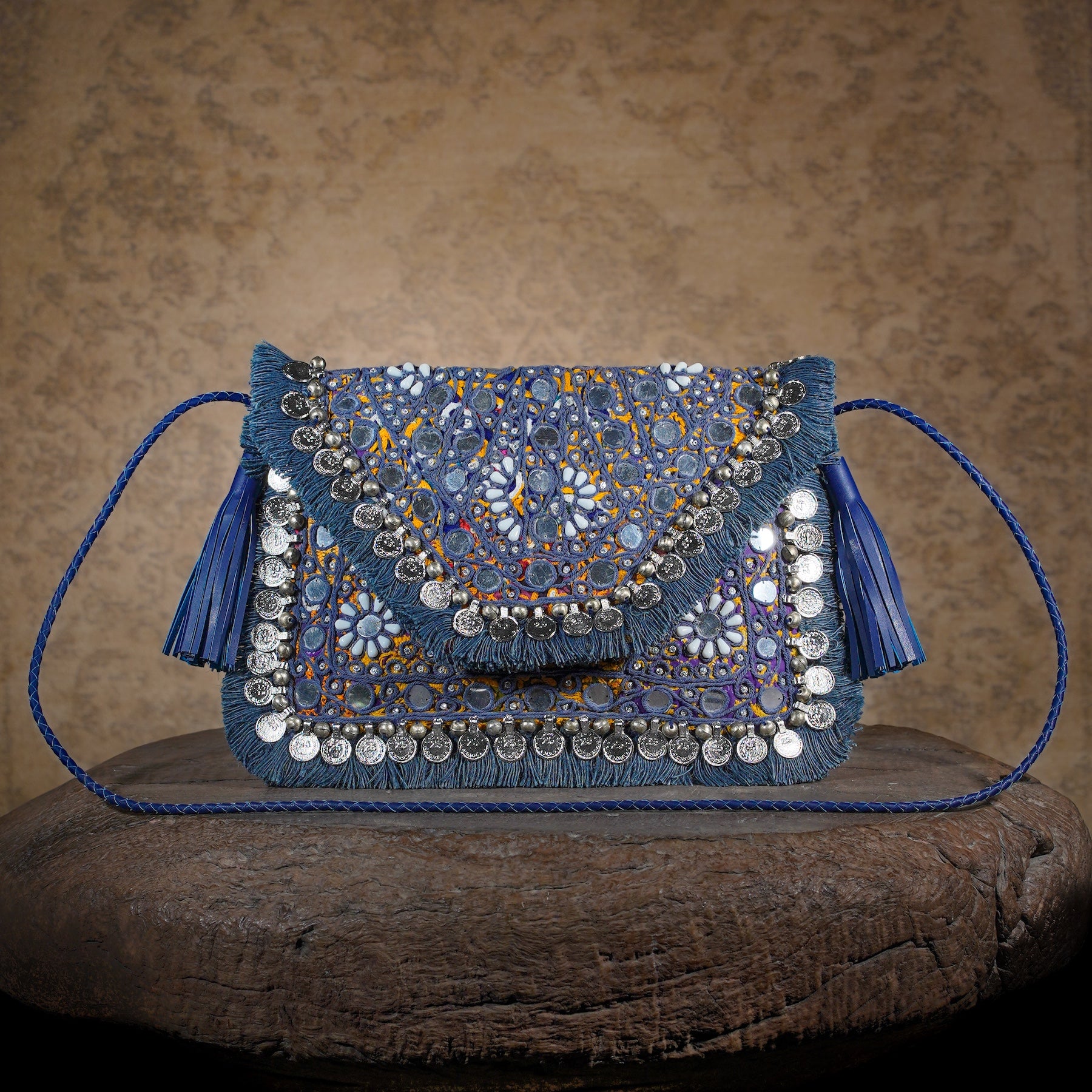 Blue Hichki Clutch 001