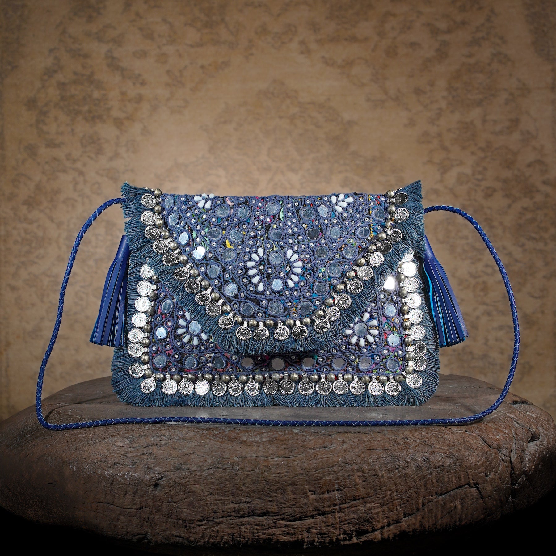 Blue Hichki Clutch 002