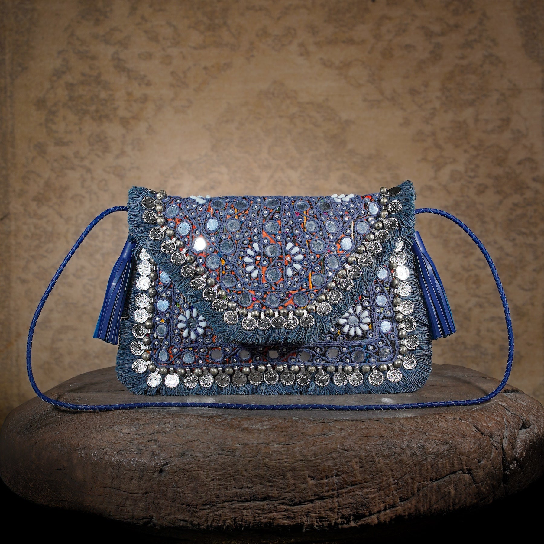 Blue Hichki Clutch 003