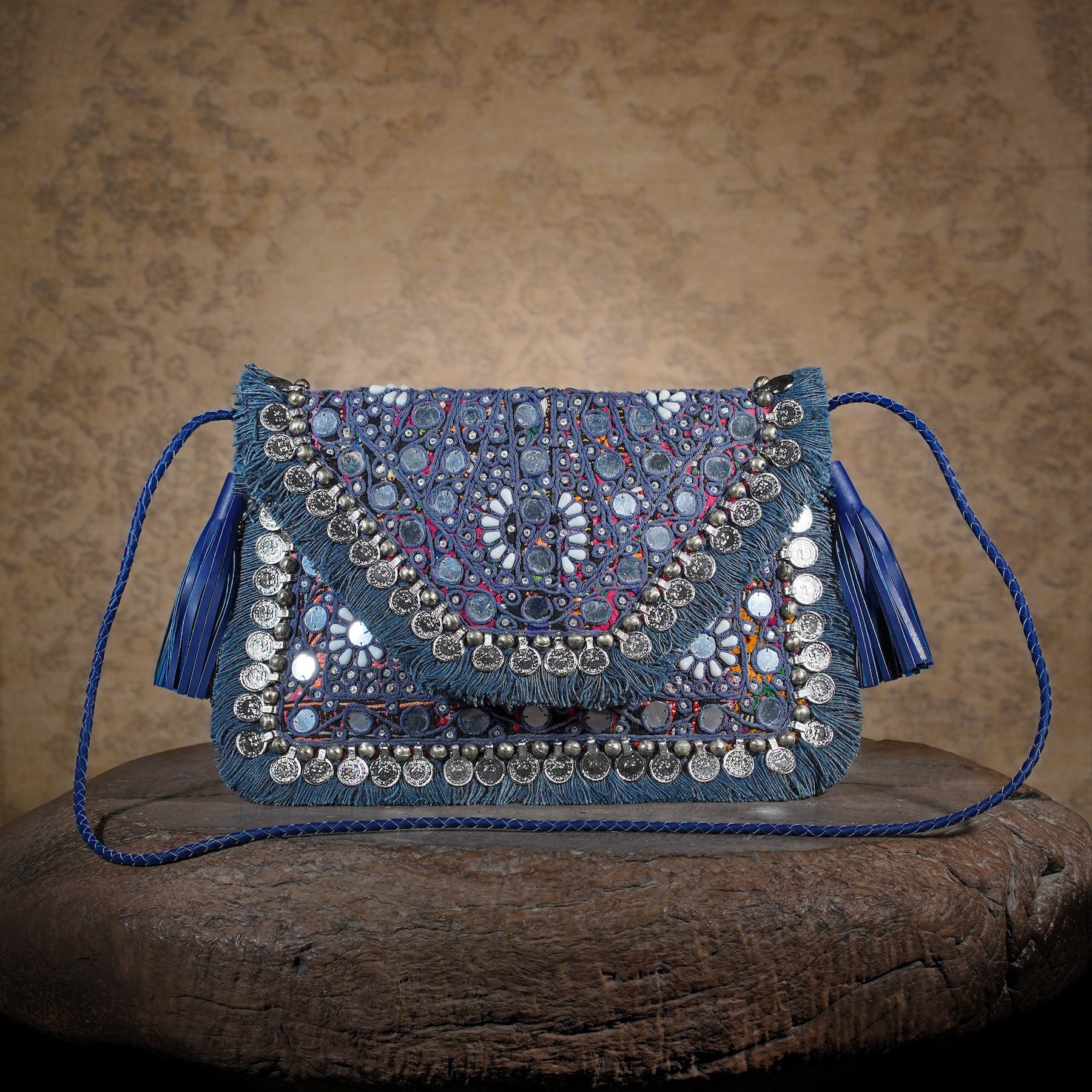 Blue Hichki Clutch 004