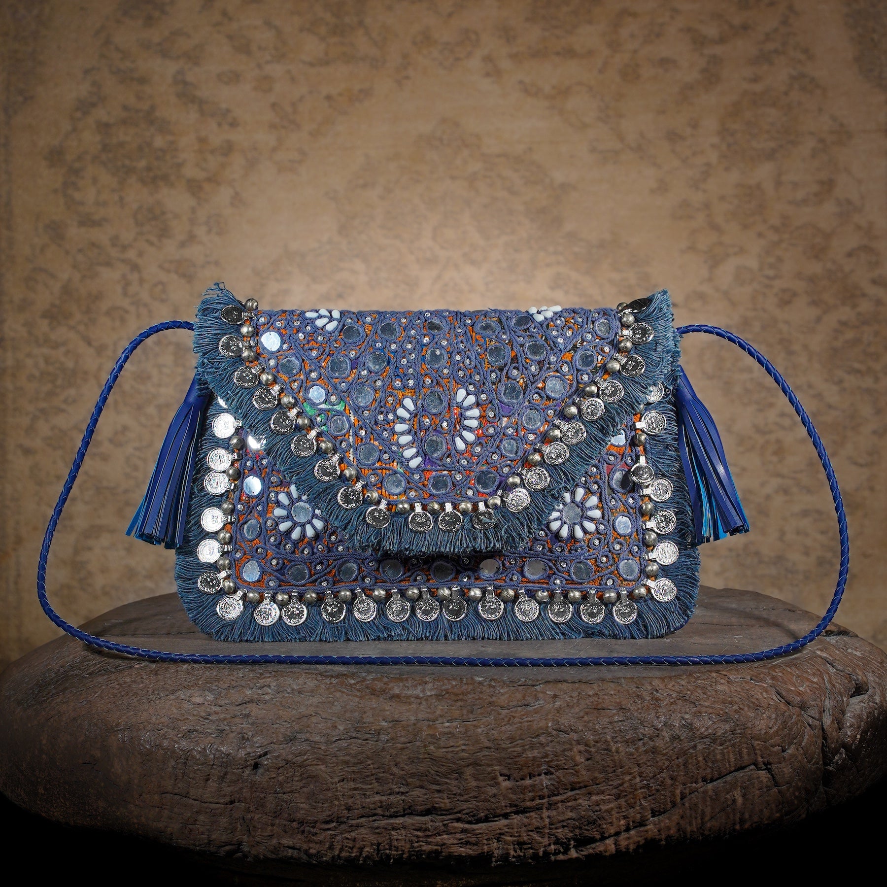 Blue Hichki Clutch 005