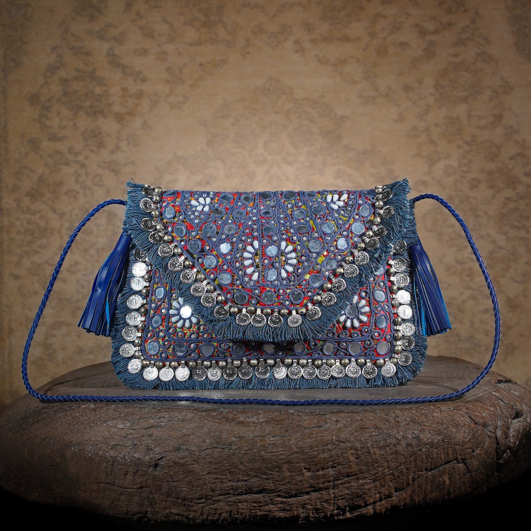 Blue Hichki Clutch 006