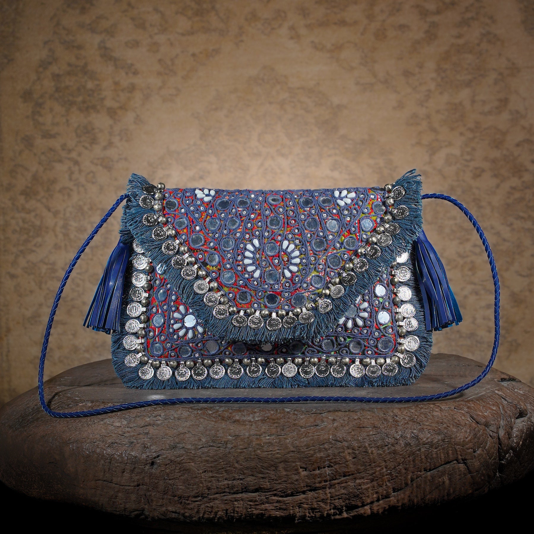 Blue Hichki Clutch 009