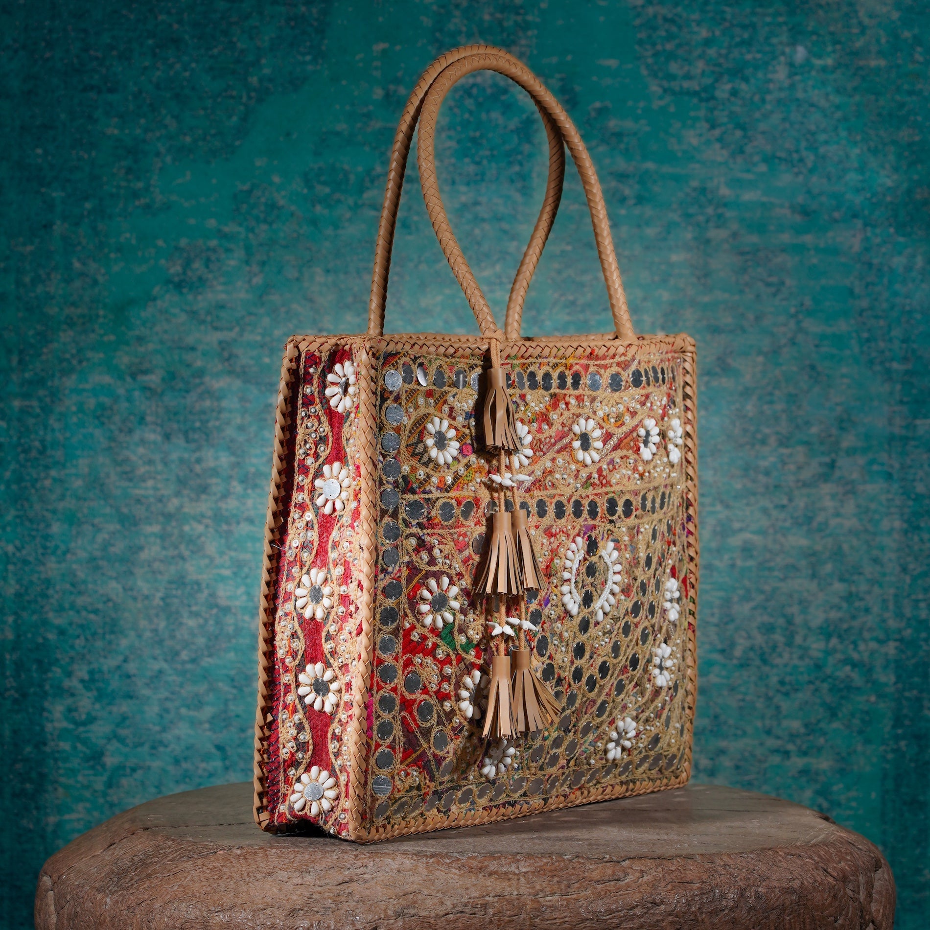 Beige Hichki Shopper Bag 004