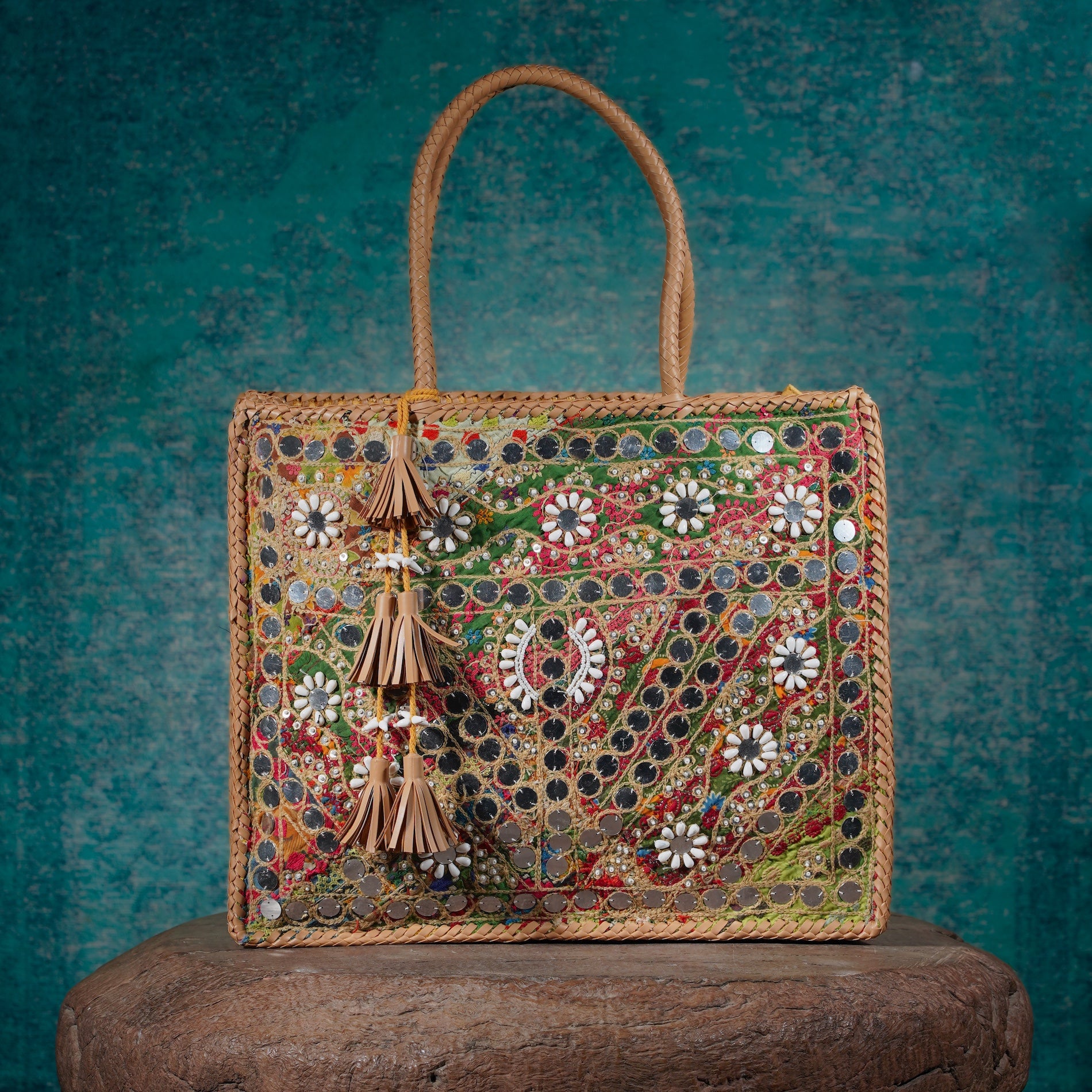 Beige Hichki Shopper Bag 001