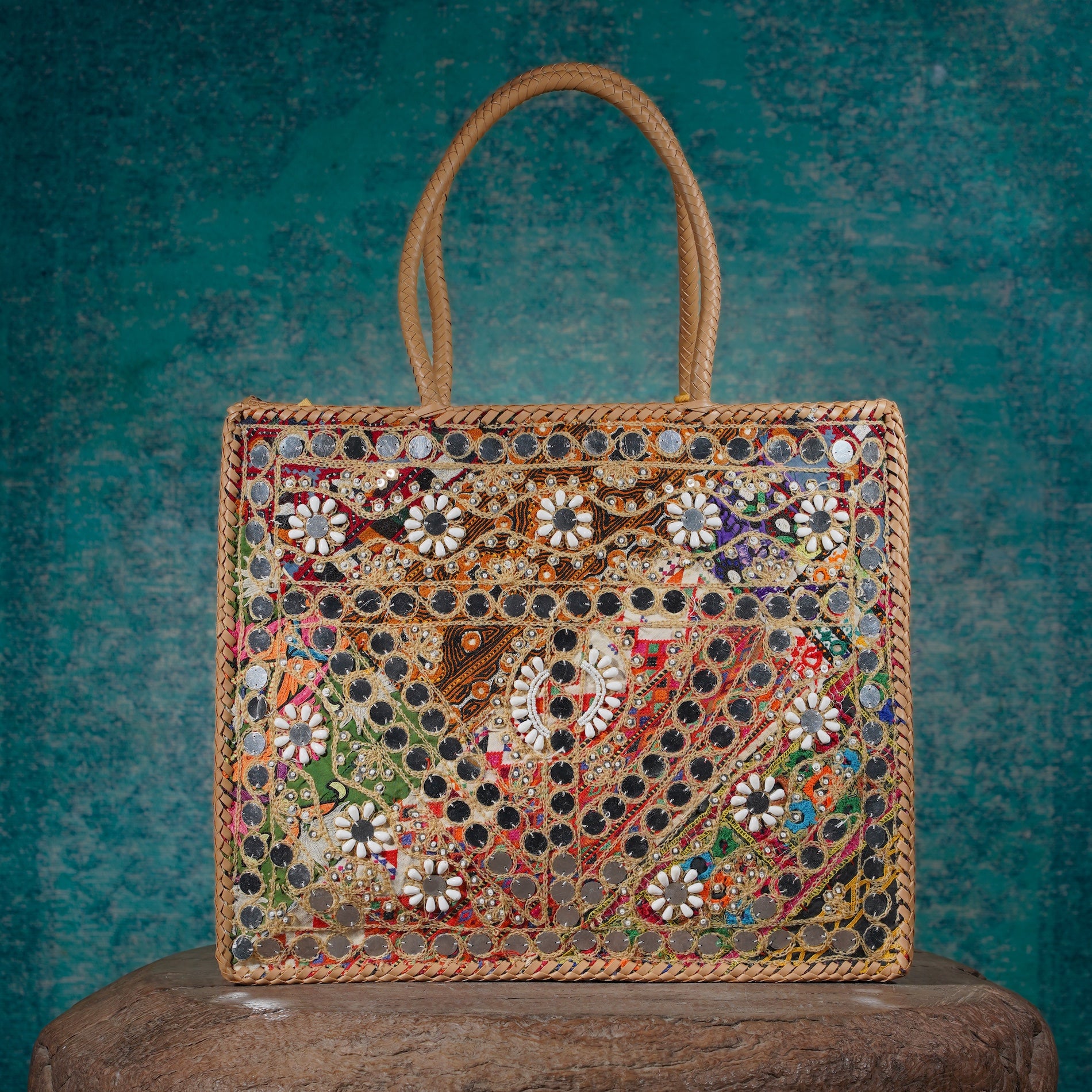 Beige Hichki Shopper Bag 001
