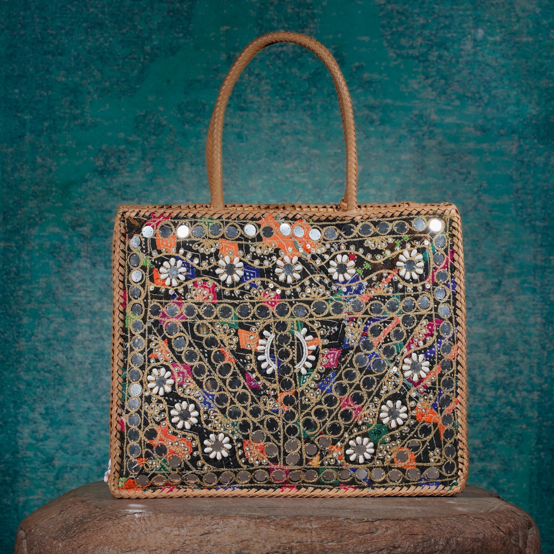 Beige Hichki Shopper Bag 002