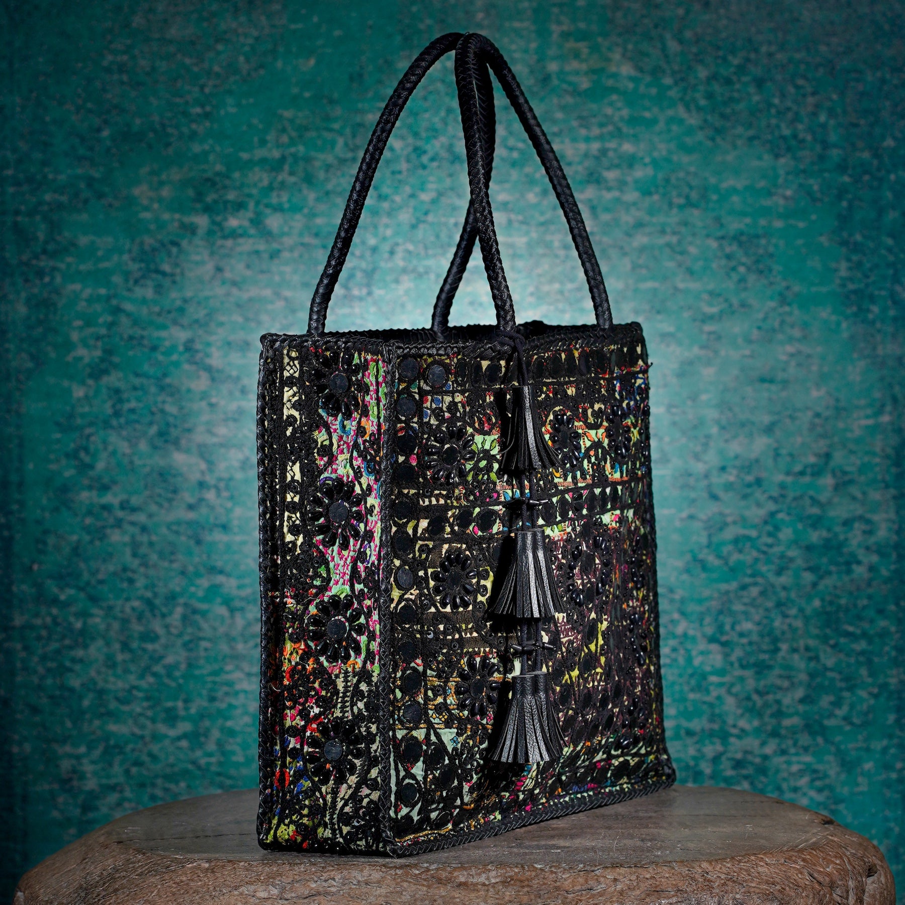 Black Hichki Shopper Bag 001