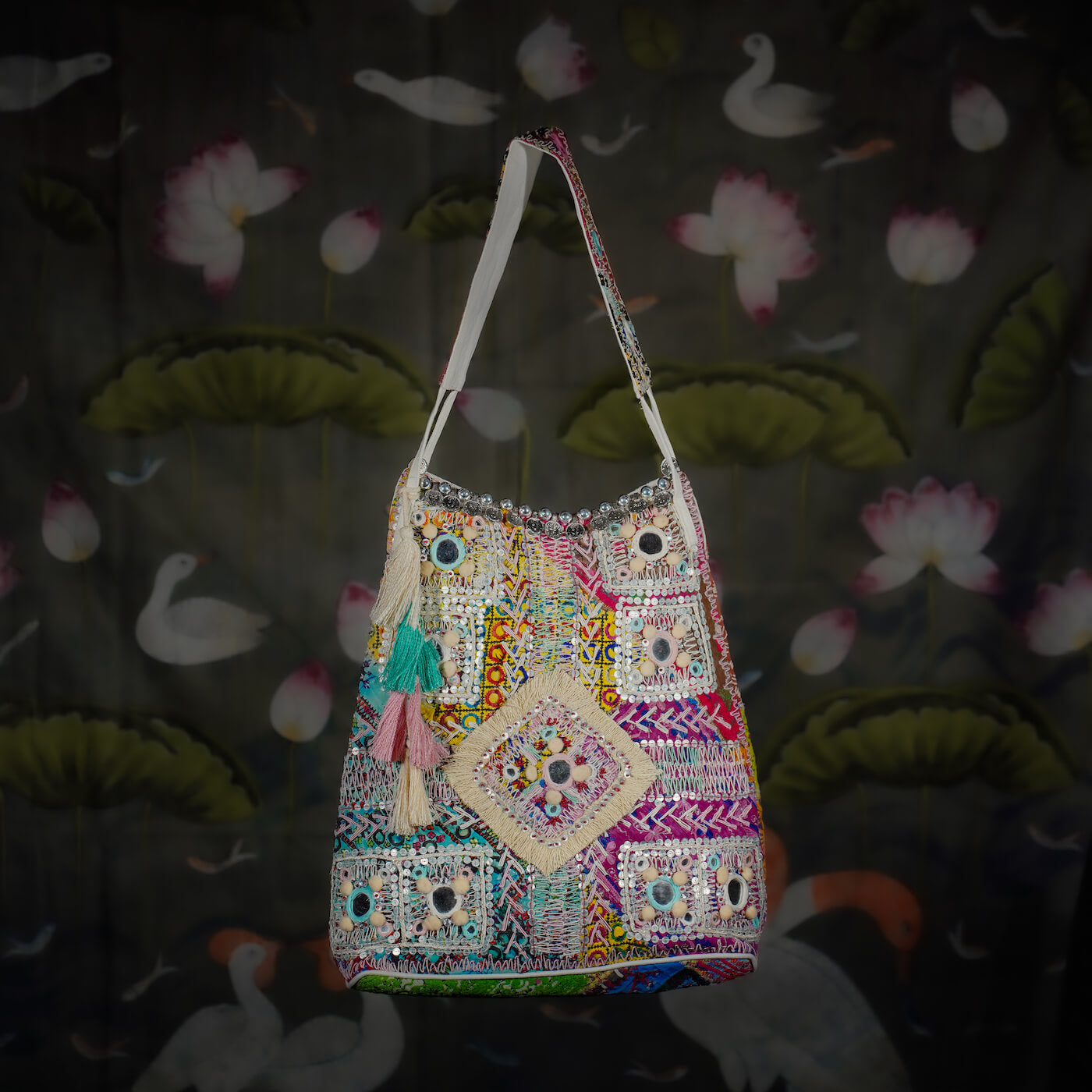 Cream Kalbelia Tote 002