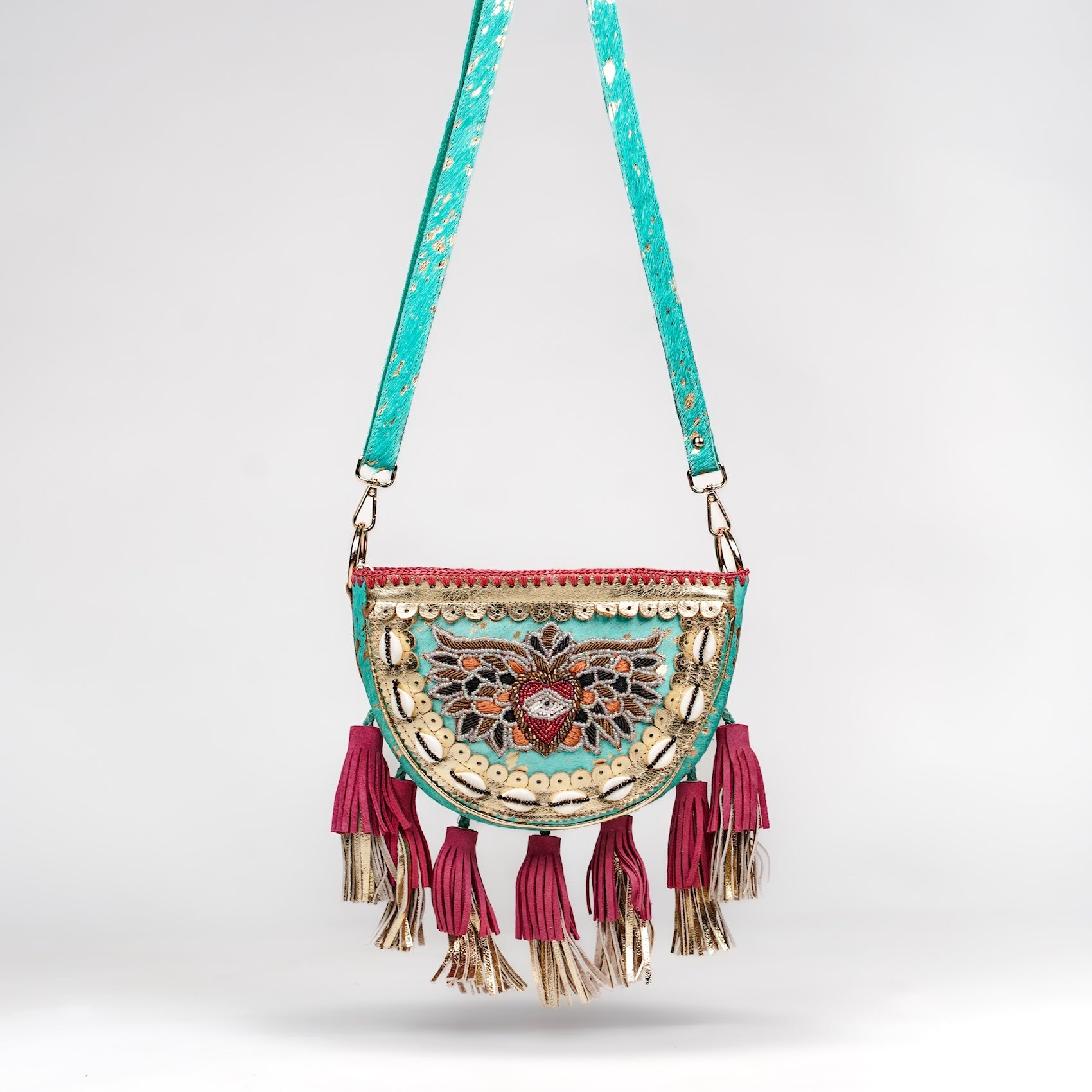 Turquoise Kyra Sling Bag