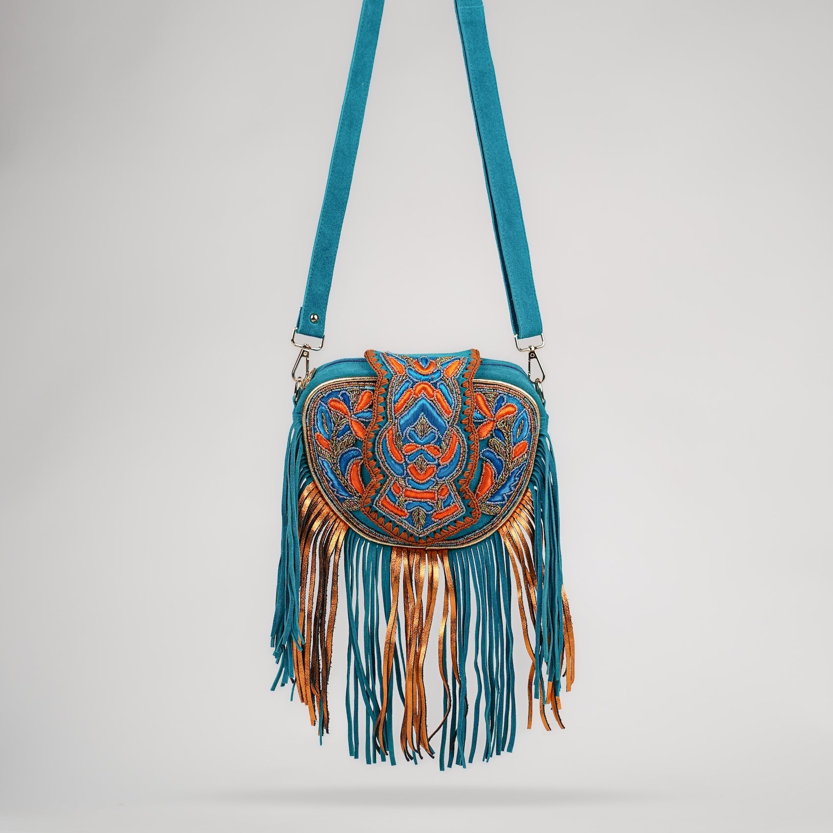 Turquoise Luna Sling Bag