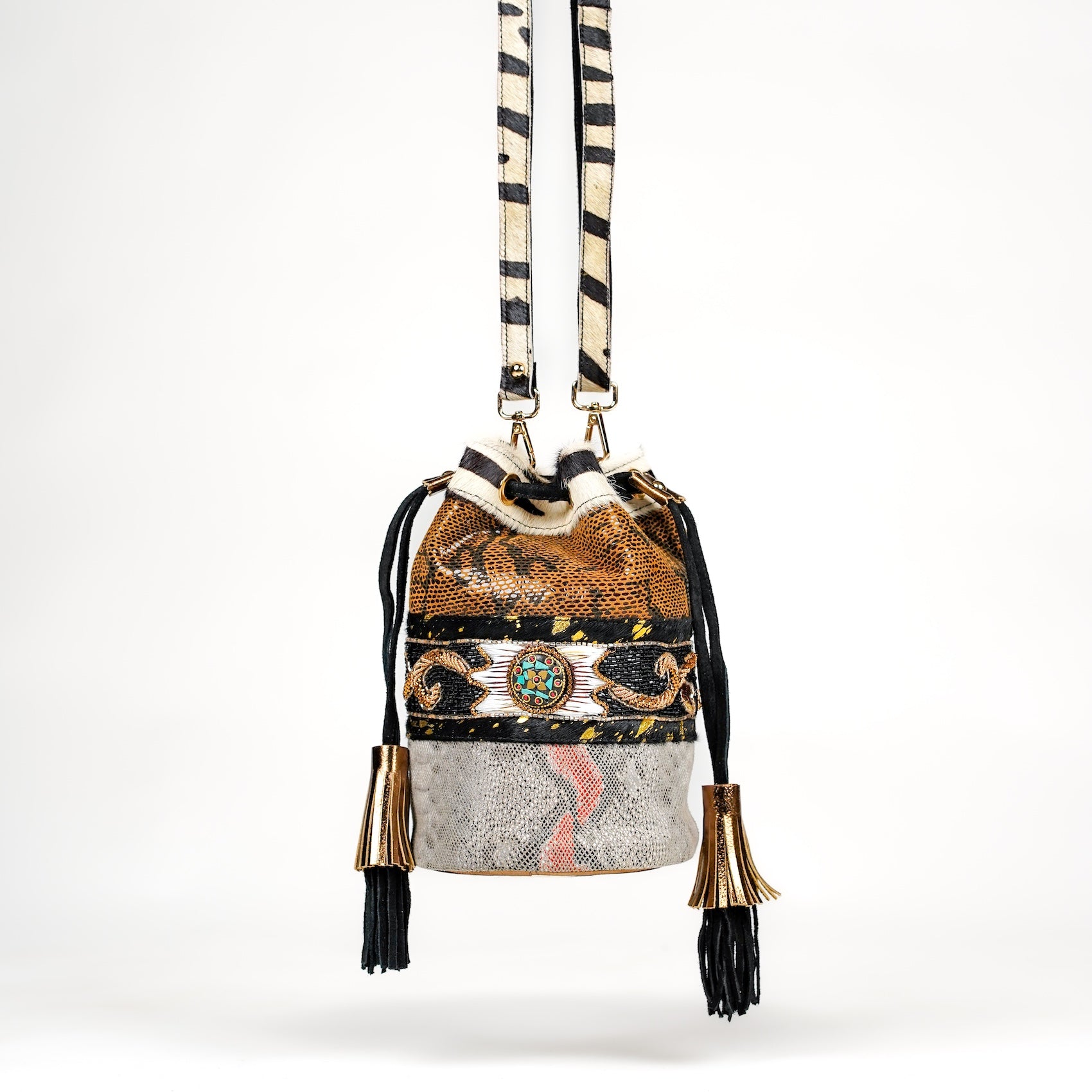 Black Panthera Bucket Bag