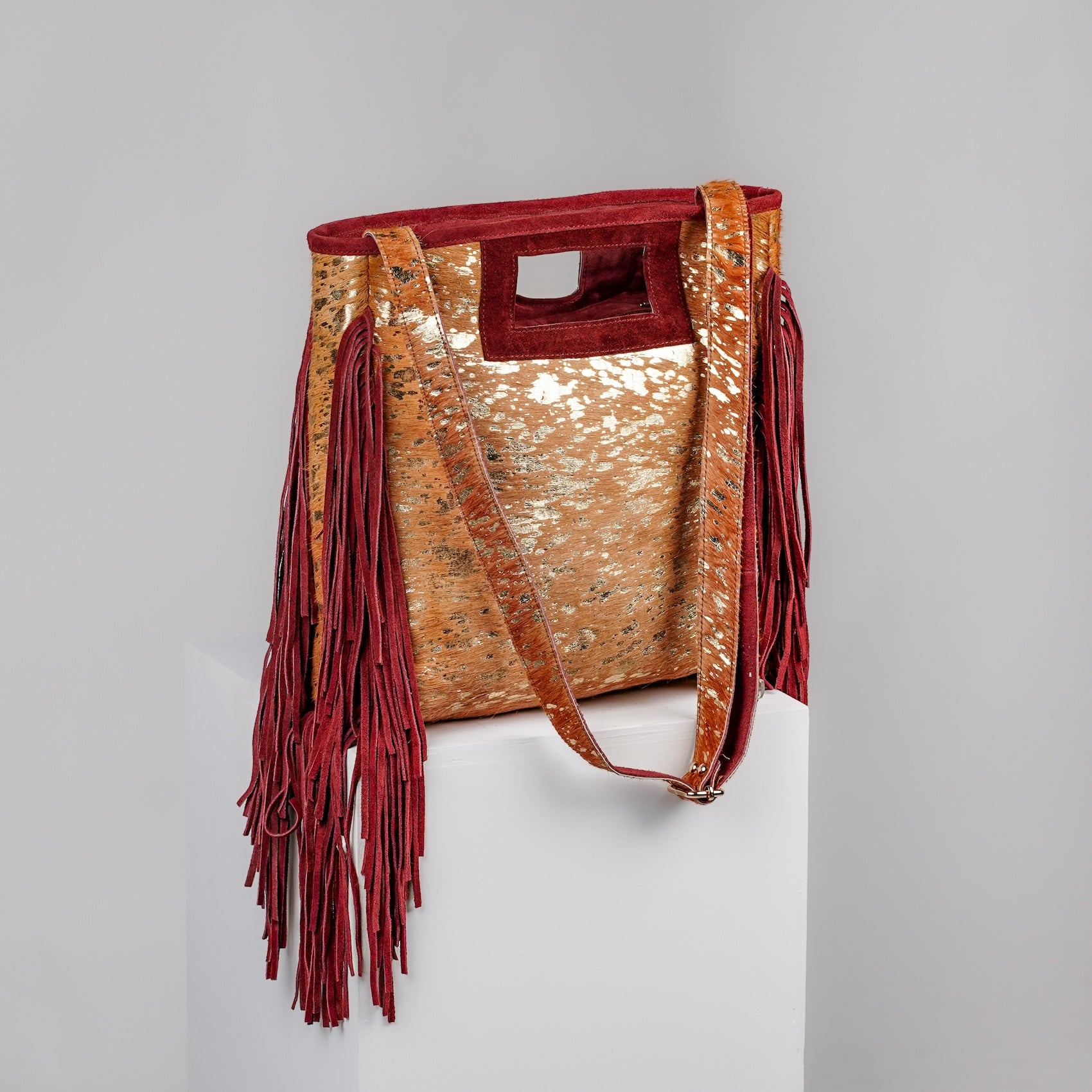 Beige Panthera Shoulder Bag