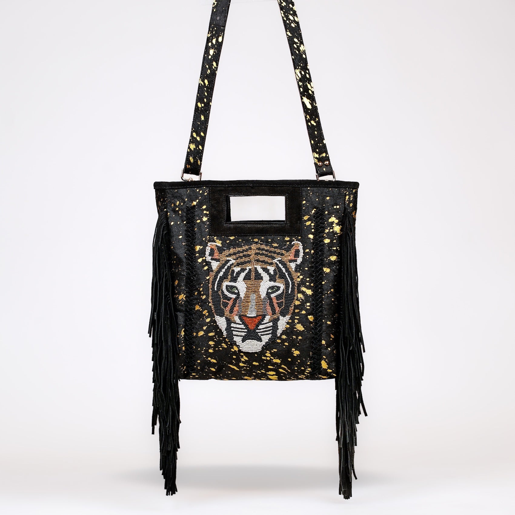 Black Panthera Shoulder Bag