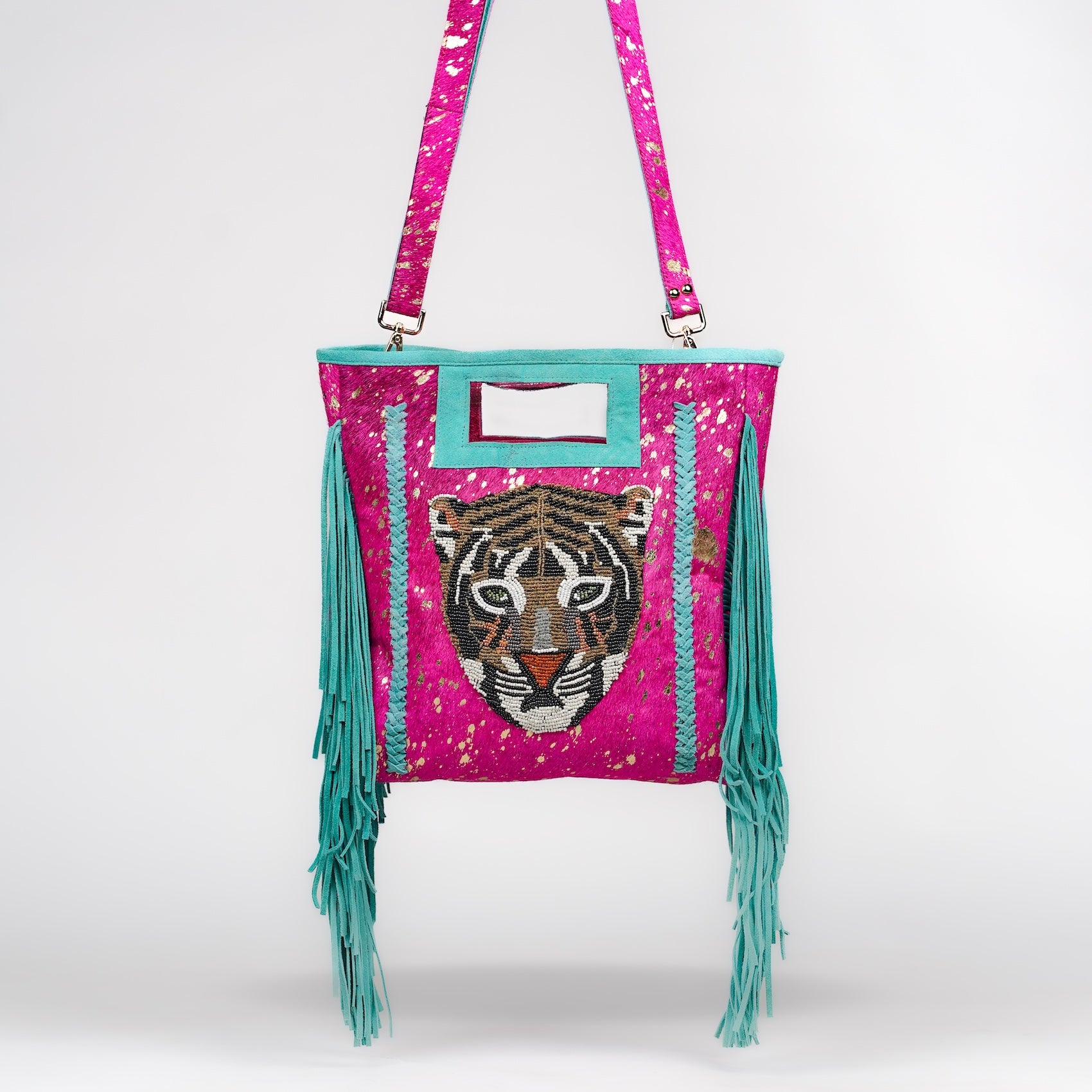Pink Panthera Shoulder Bag