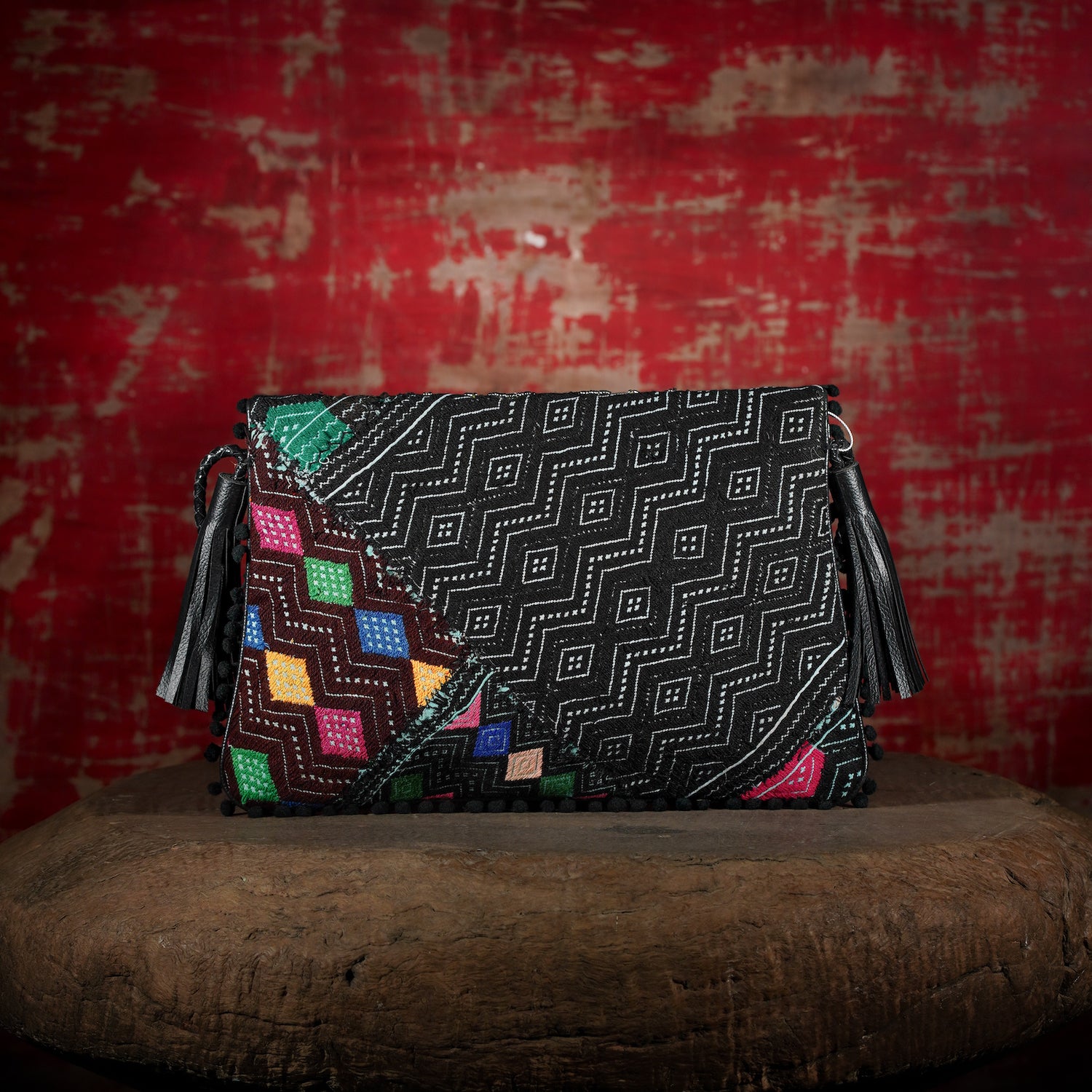 Black Sitara Clutch 011