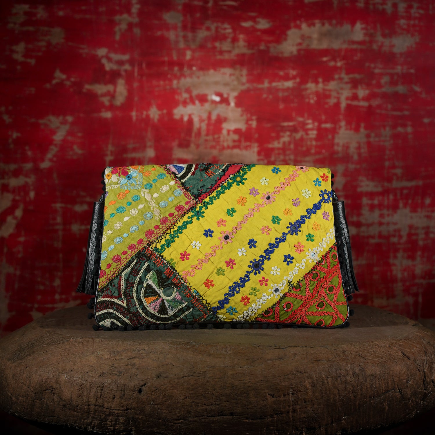 Black Sitara Clutch 013