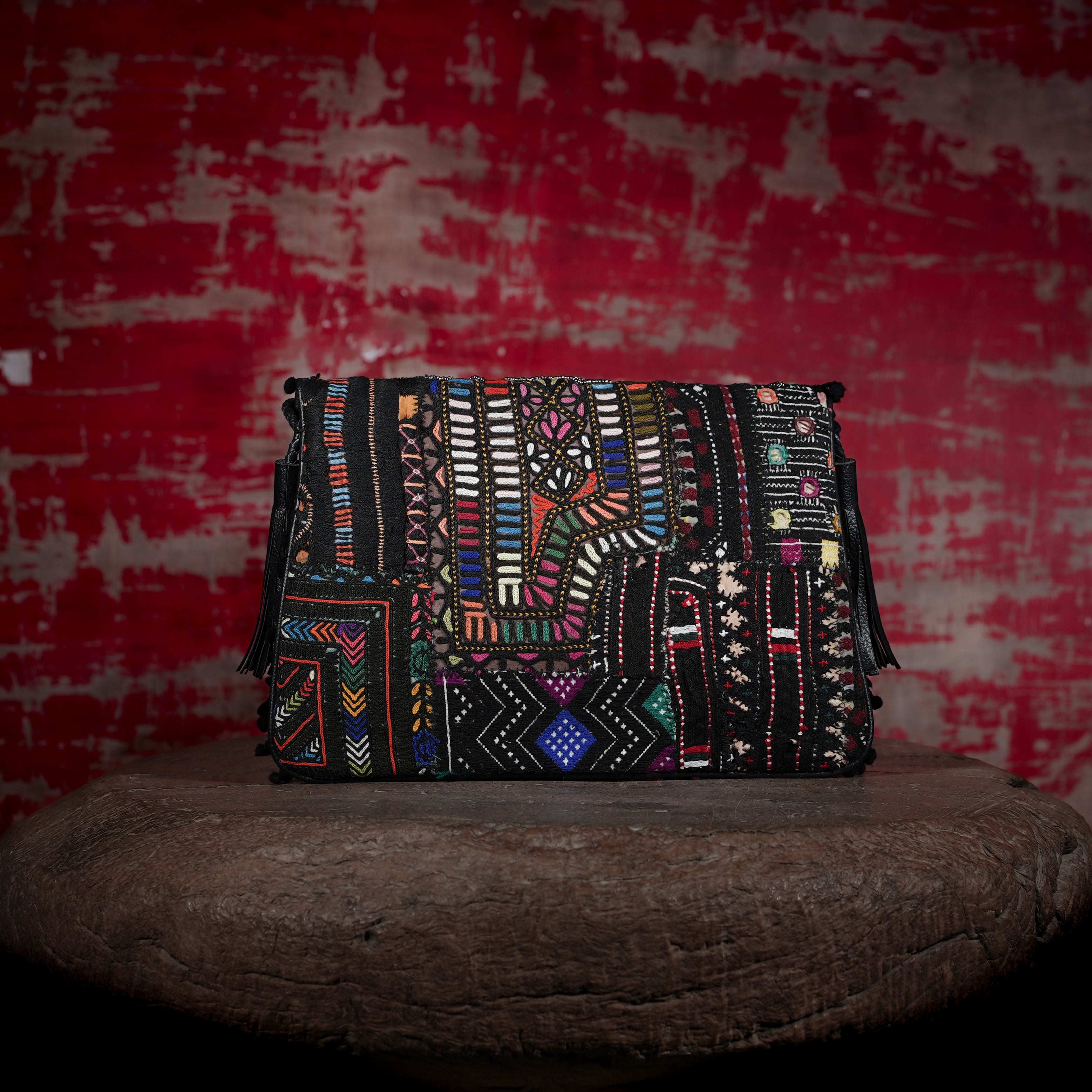 Black Sitara Clutch 032