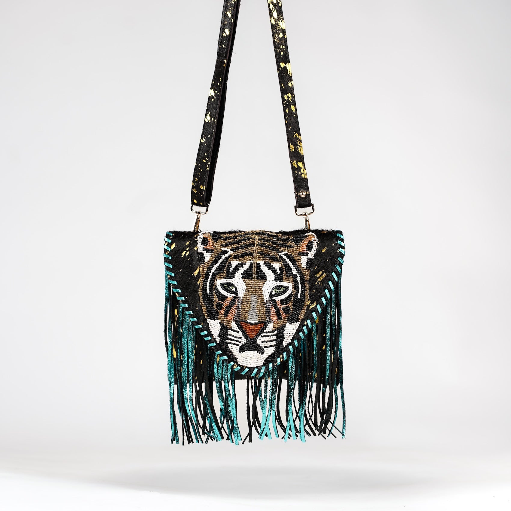 Black Tiger Sling Bag